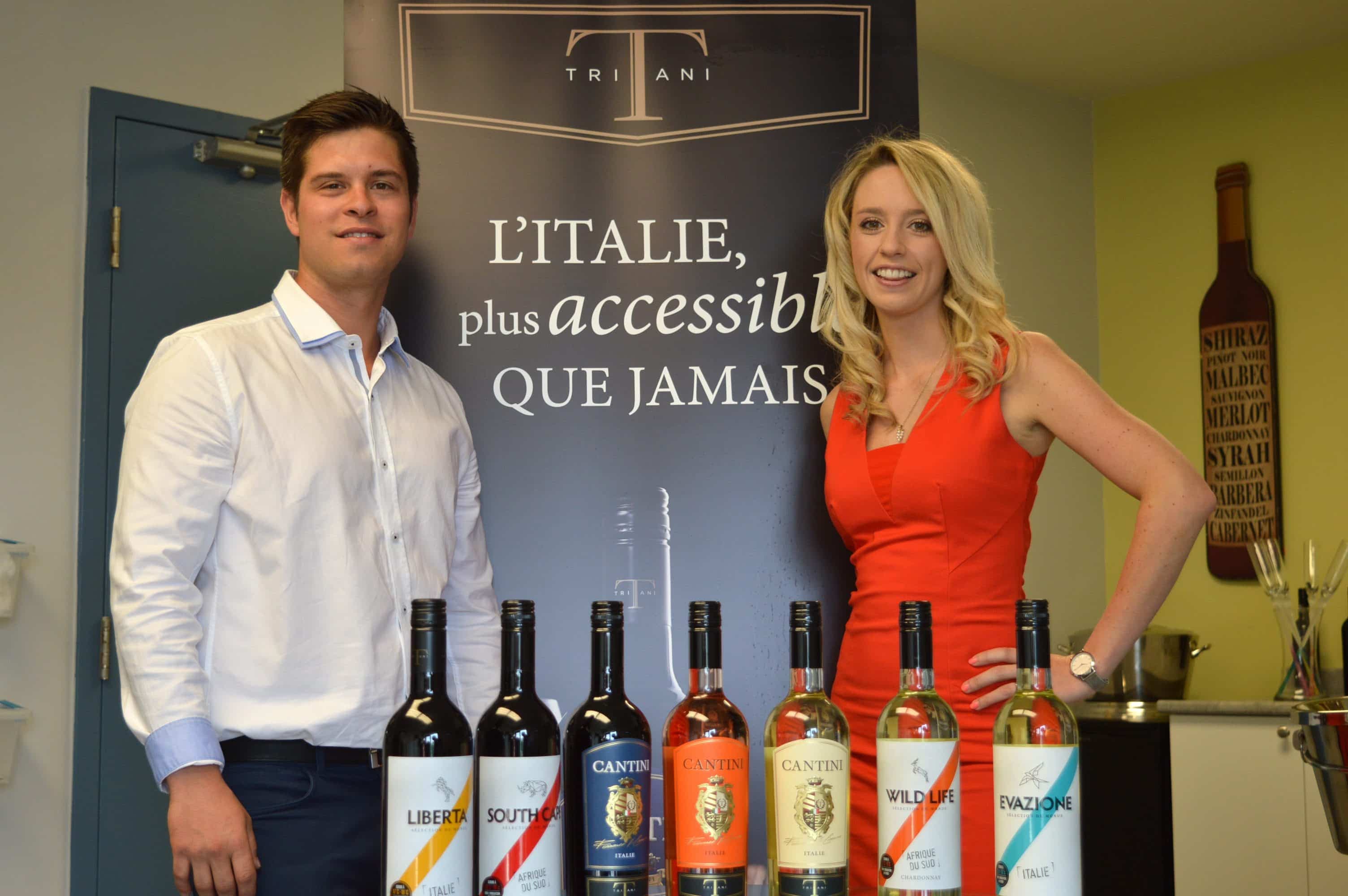 Tristan Bourgeois Cousineau et Joannie Couture, en 2017.