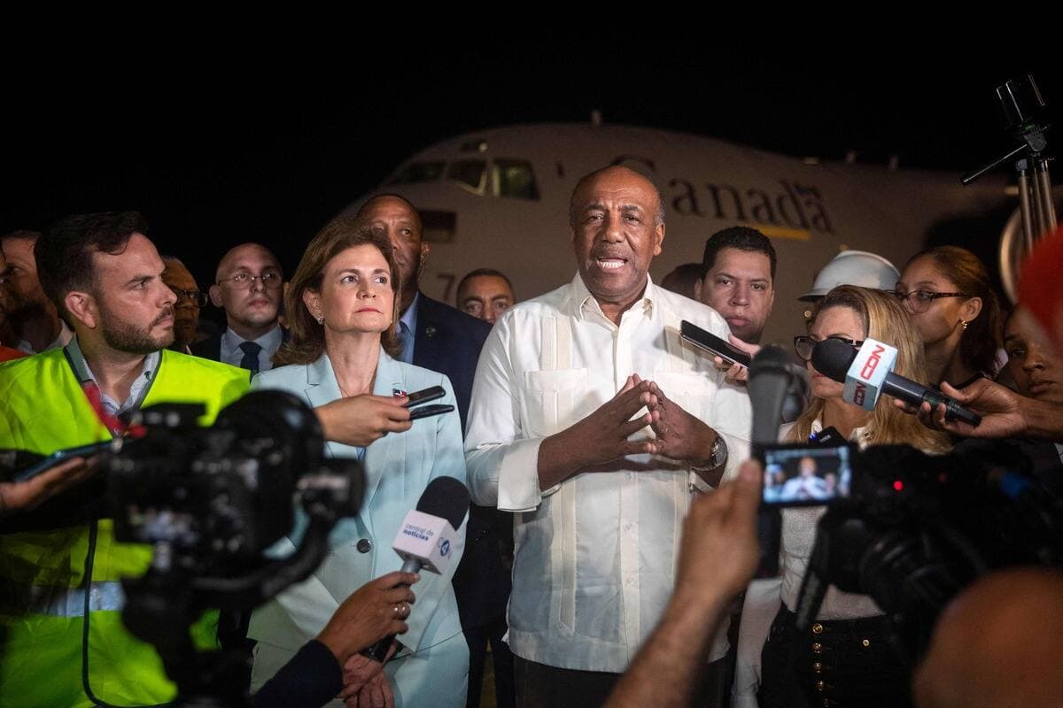 Le ministre de l'Énergie et des Mines Antonio Almonte.