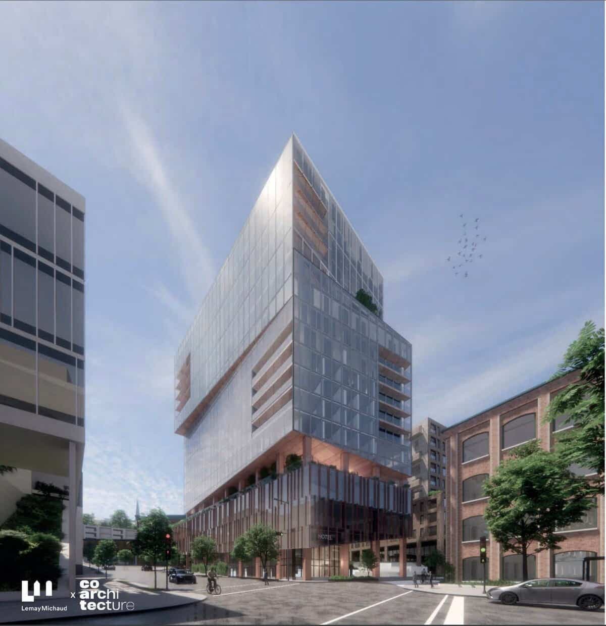 Voici le nouveau projet proposé sur l'îlot Dorchester, dans Saint-Roch.