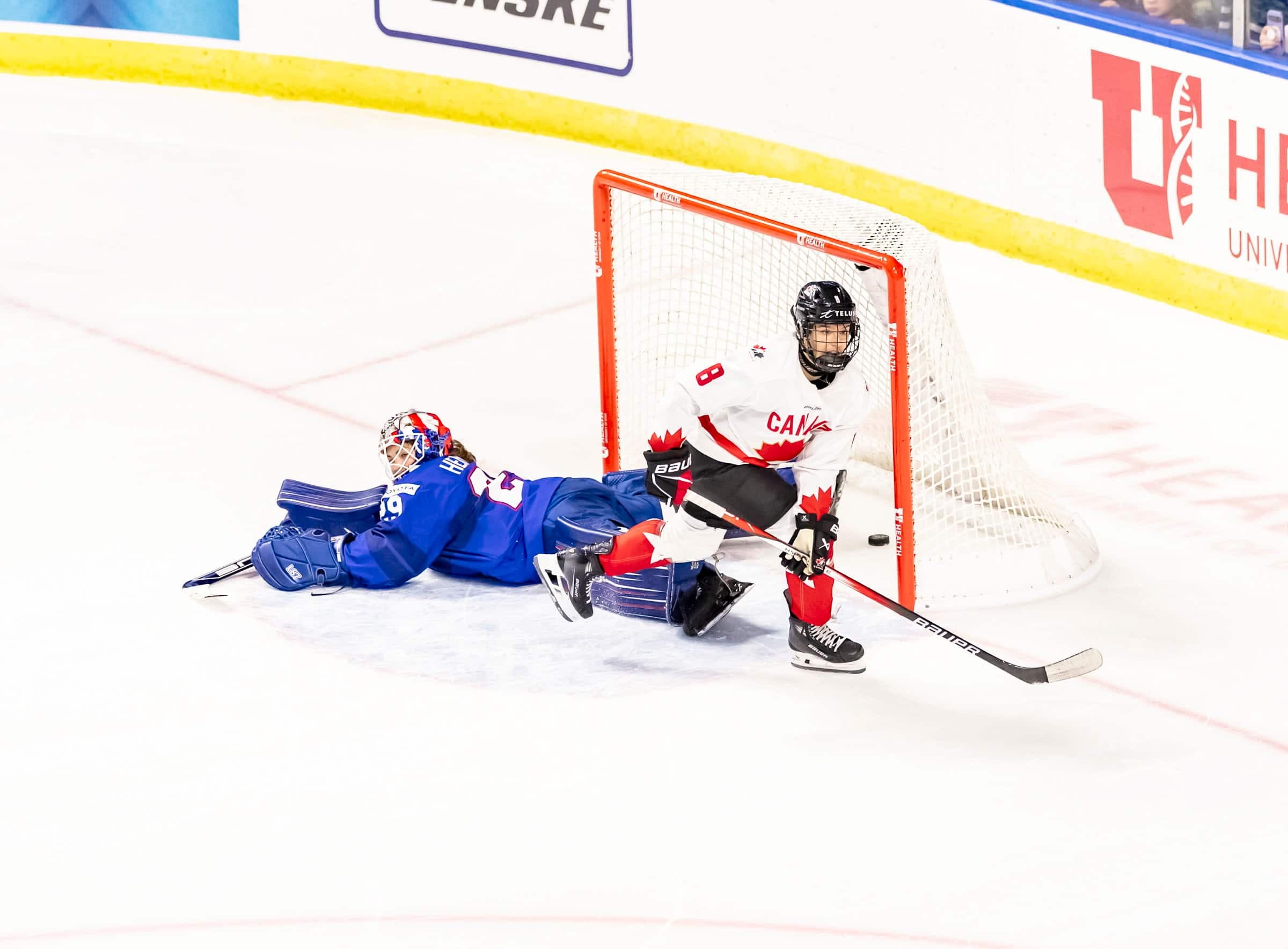 Chloe Primerano avait donné la victoire au Canada en déjouant l'Américaine Nicole Hensley en tirs de barrage, lors d'un match de la Série de la rivalité, en novembre, en Utah.