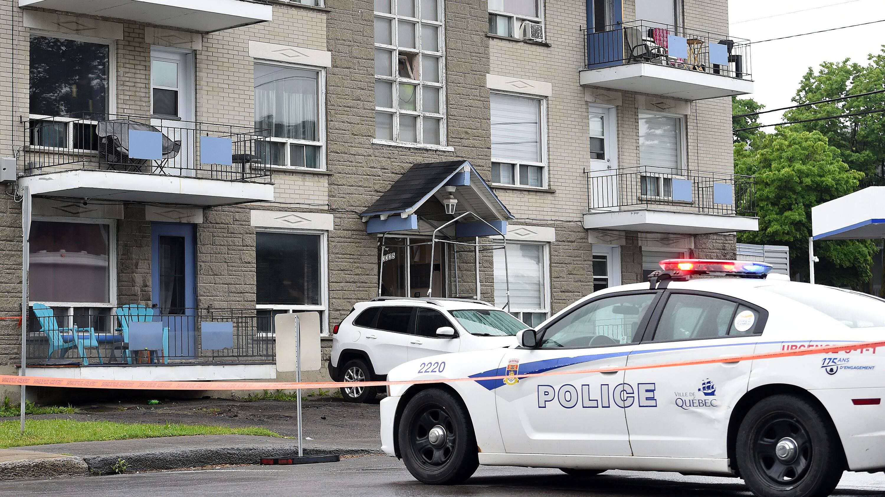 Le bloc où résidait la victime et où elle a été retrouvée.