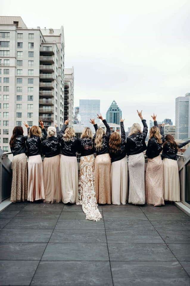 Cette photo a été publiée sur Facebook de la conjointe du Hells Angels Michel Lamontagne, au lendemain du mariage de Annie Arbic et Martin Robert.