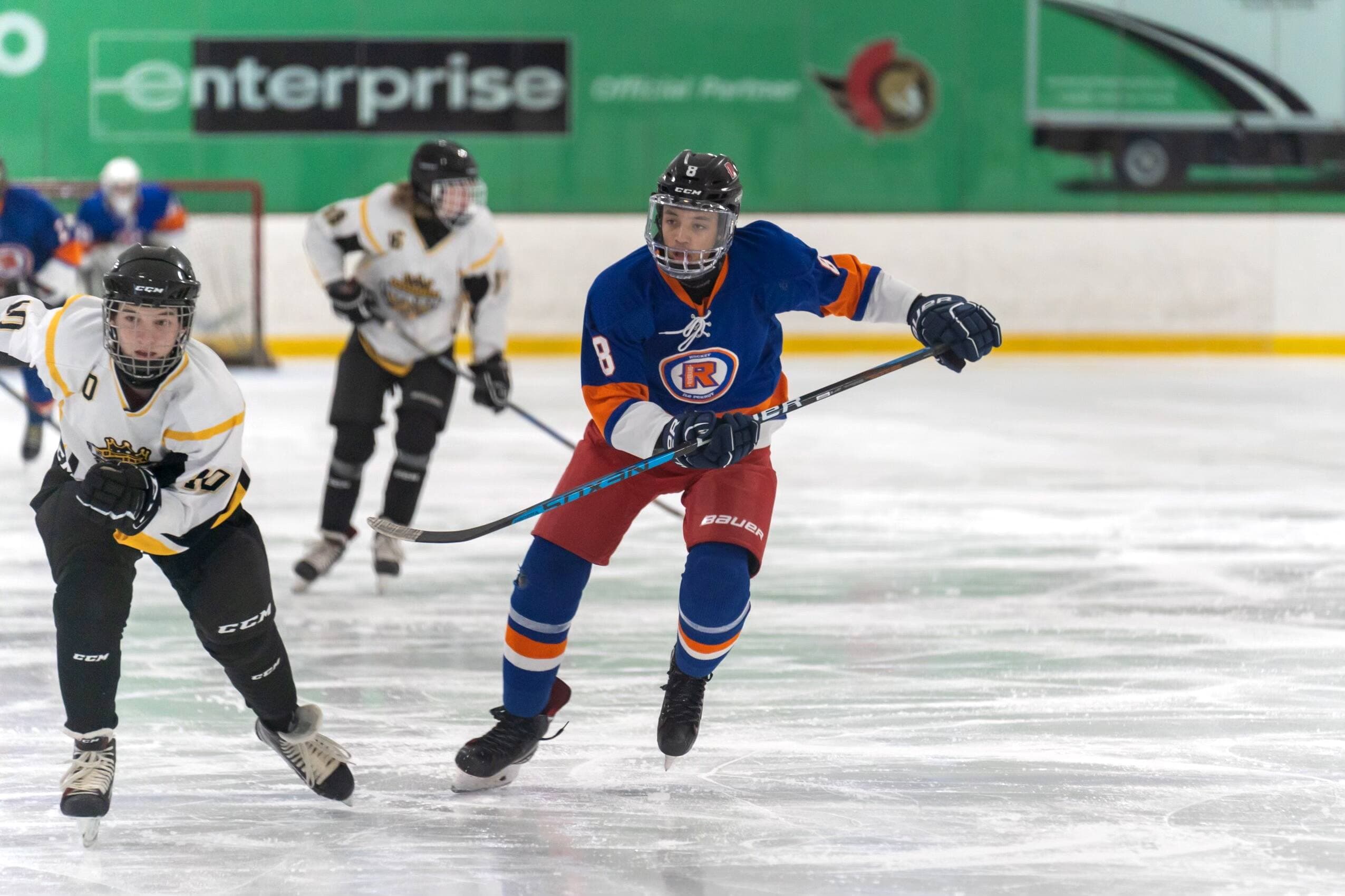 Aiden Chase, joueur de l'équipe midget A de L'Île-Perrot.