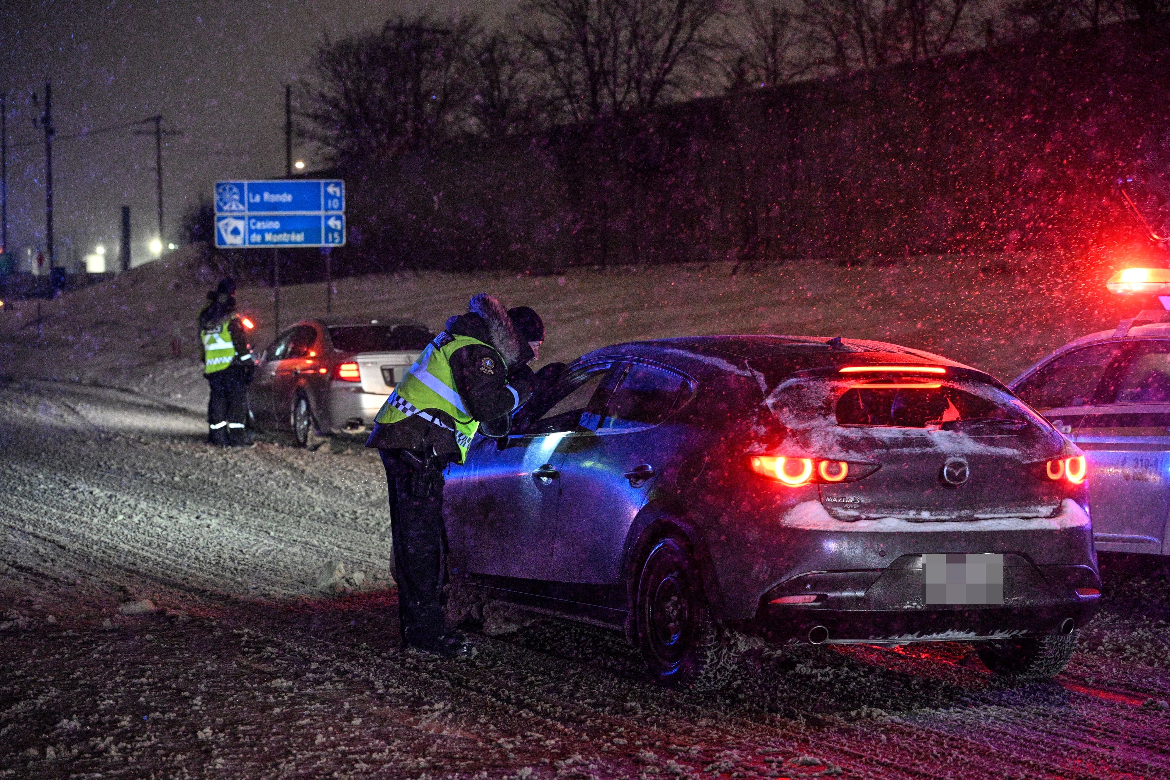 Lors de notre passage, quelques automobilistes ont dû se ranger en bordure de route après les premières observations des policiers.