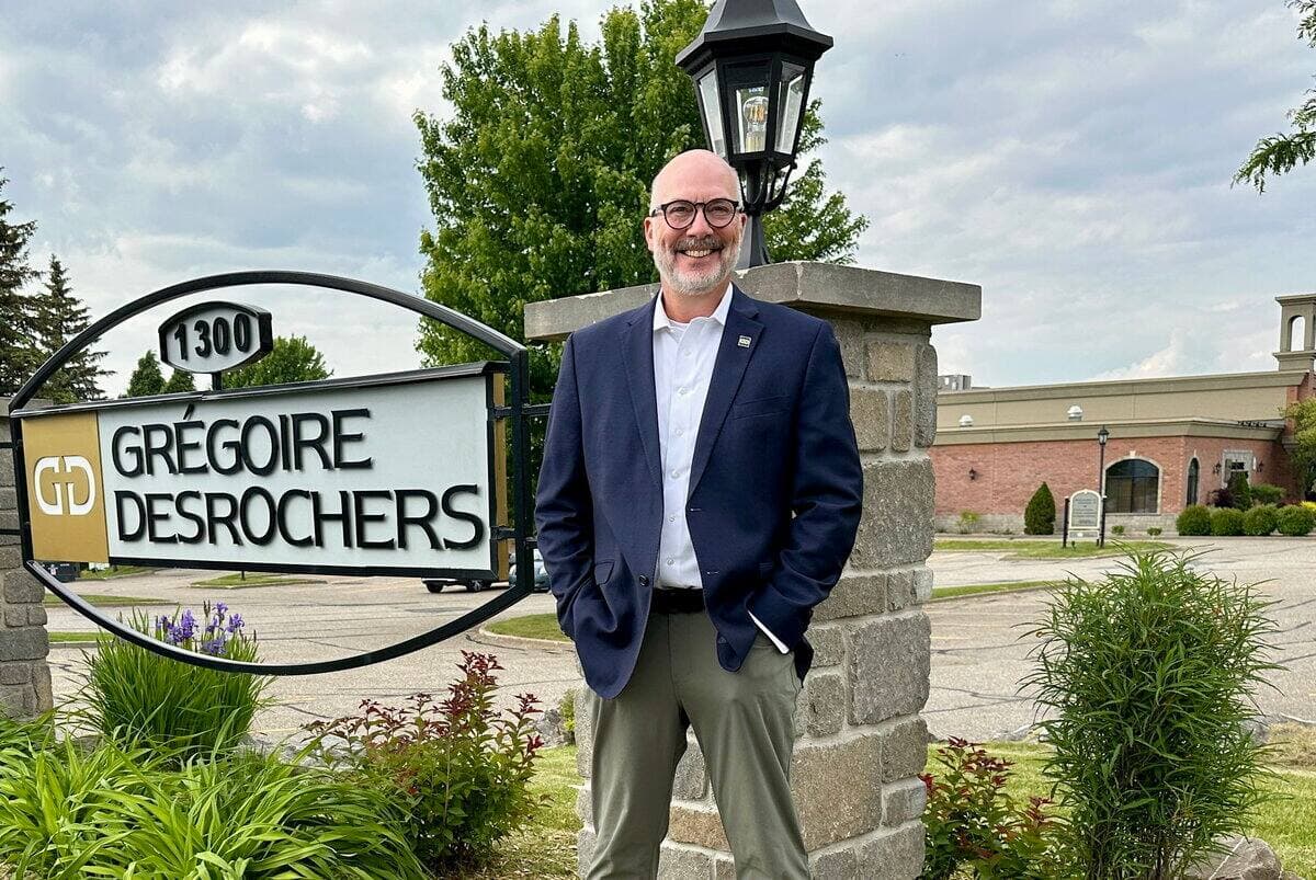 Le président sortant du groupe Grégoire et Desrochers, Denis Desrochers.