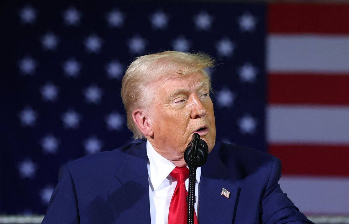 Le président des États-Unis, Donald Trump