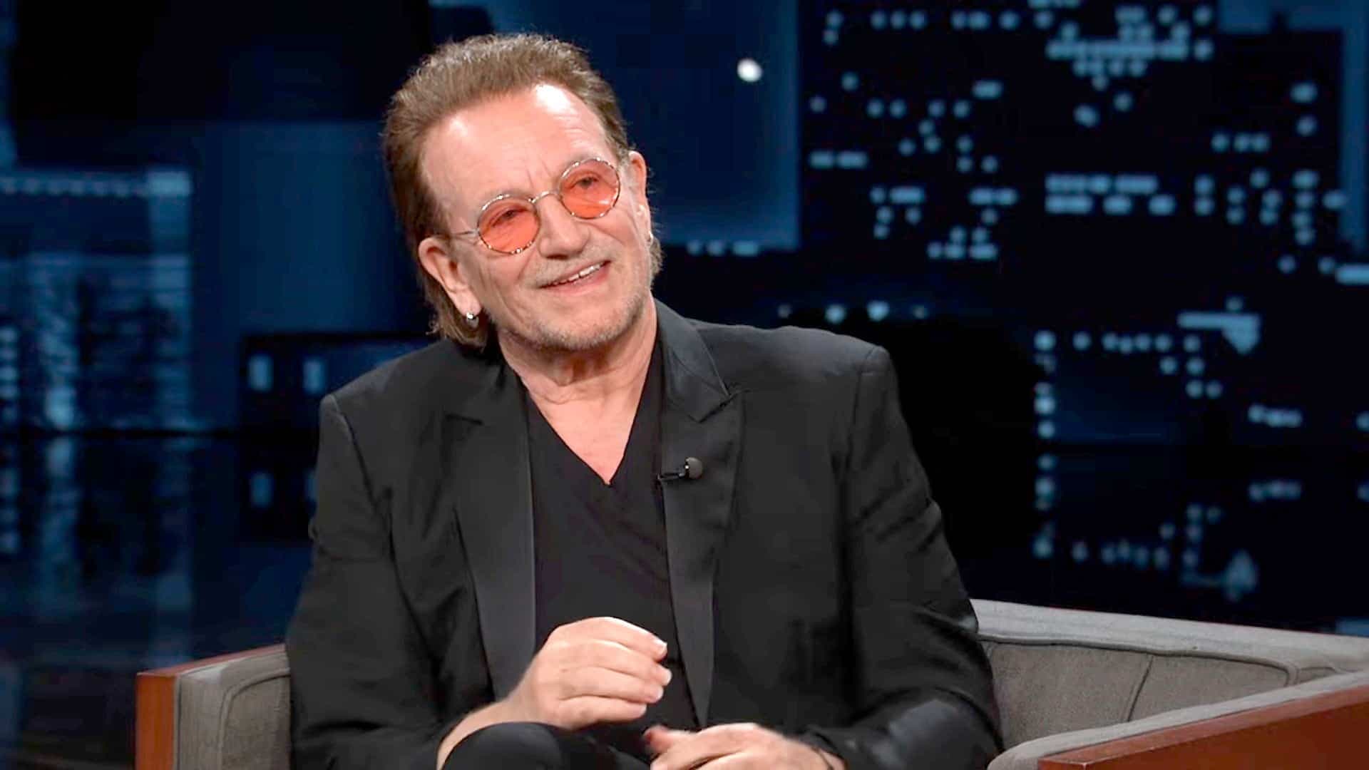 Bono était de passage à l’émission de Jimmy Kimmel.