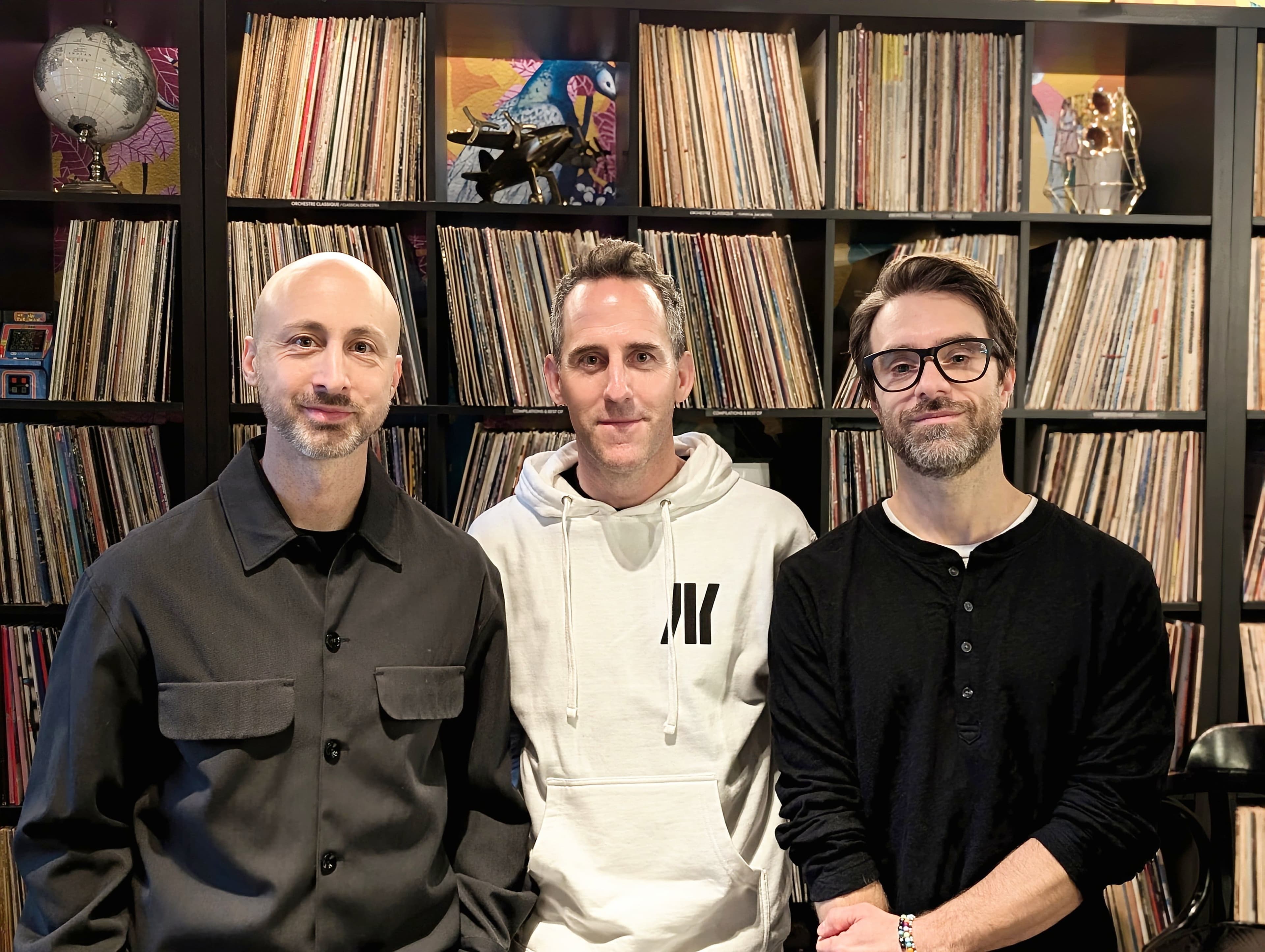 Jeff Stinco, Chuck Comeau et Sébastien Lefebvre étaient présents à la conférence de presse.