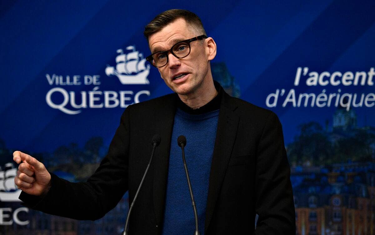 Le maire de Québec, Bruno Marchand