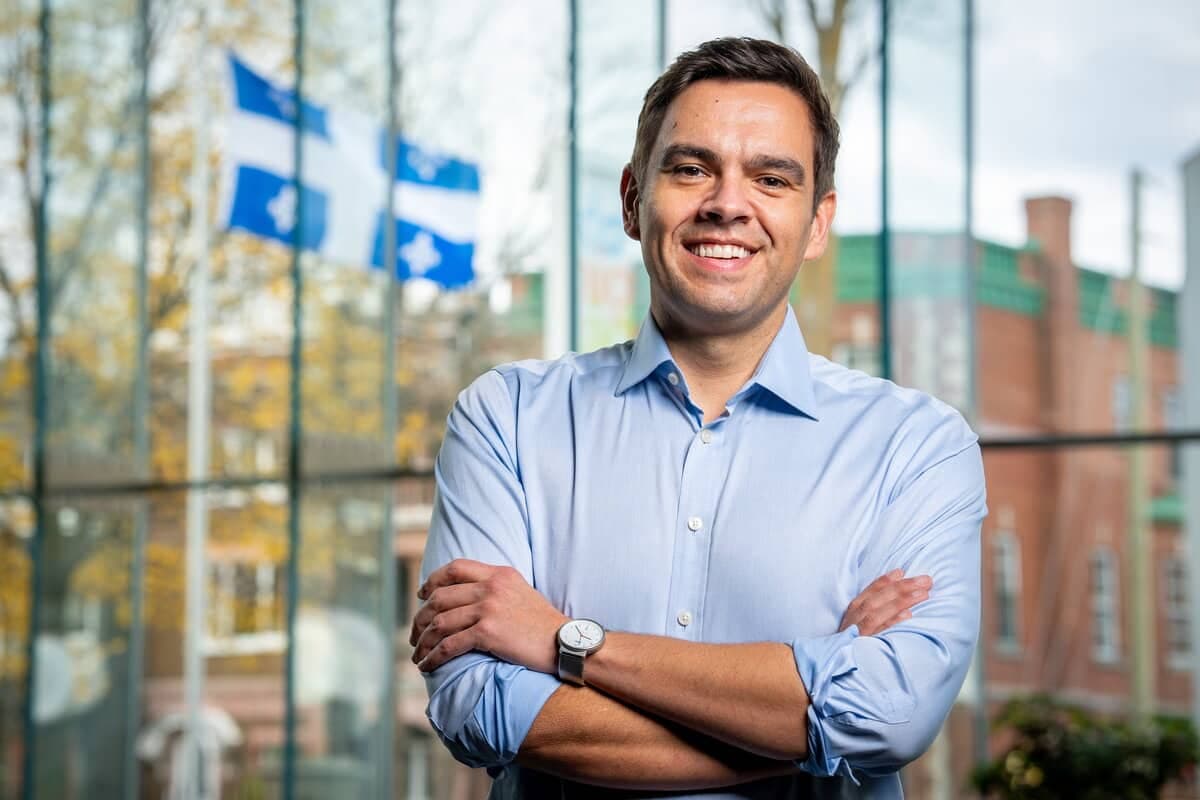 Charles Milliard, candidat à la chefferie du Parti libéral du Québec