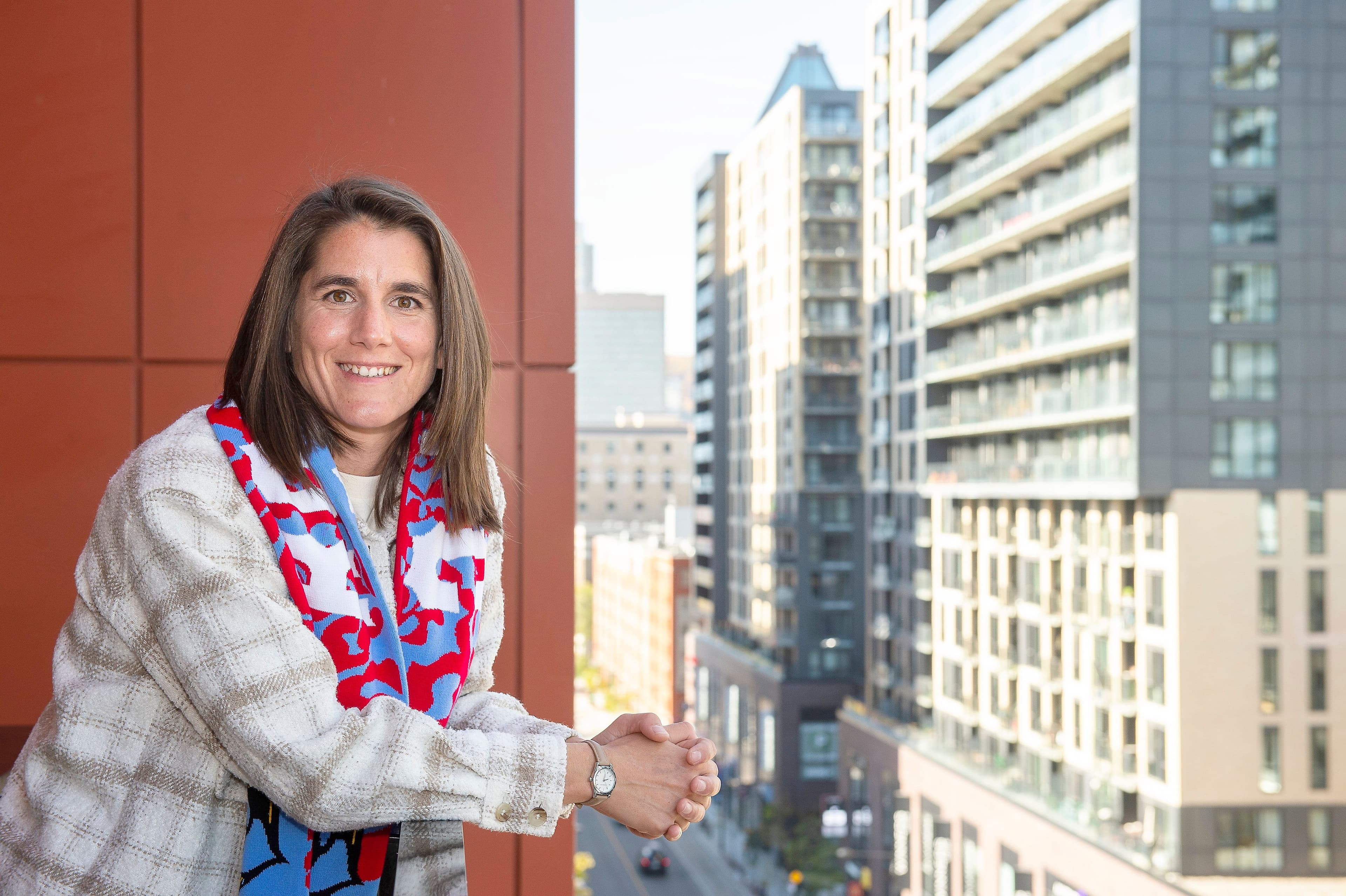 Charlotte Bilbault, qui portera les couleurs des Roses de Montréal, en était à un premier séjour à Montréal.