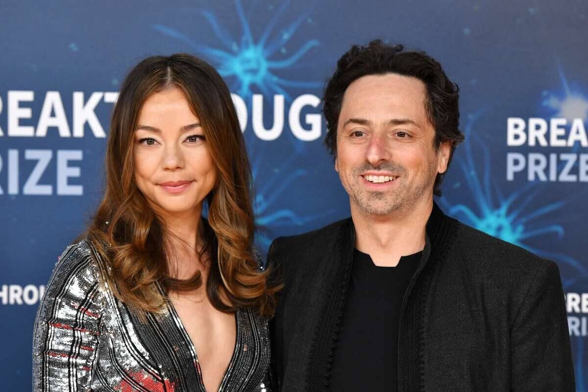 Nicole Shanahan et Sergey Brin en novembre 2020.