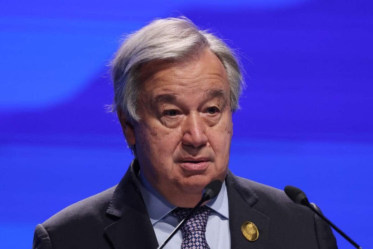 Le secrétaire général de l’ONU Antonio Guterres