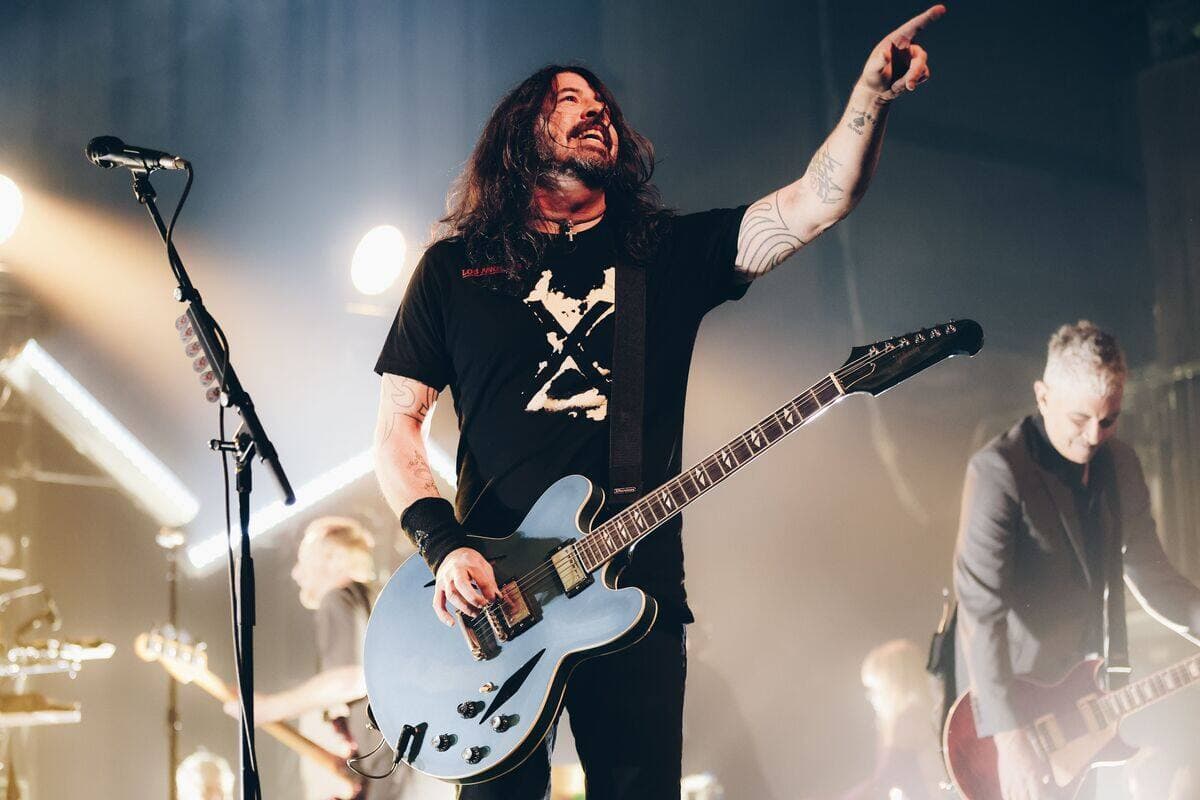 Le leader des Foo Fighters, Dave Grohl
