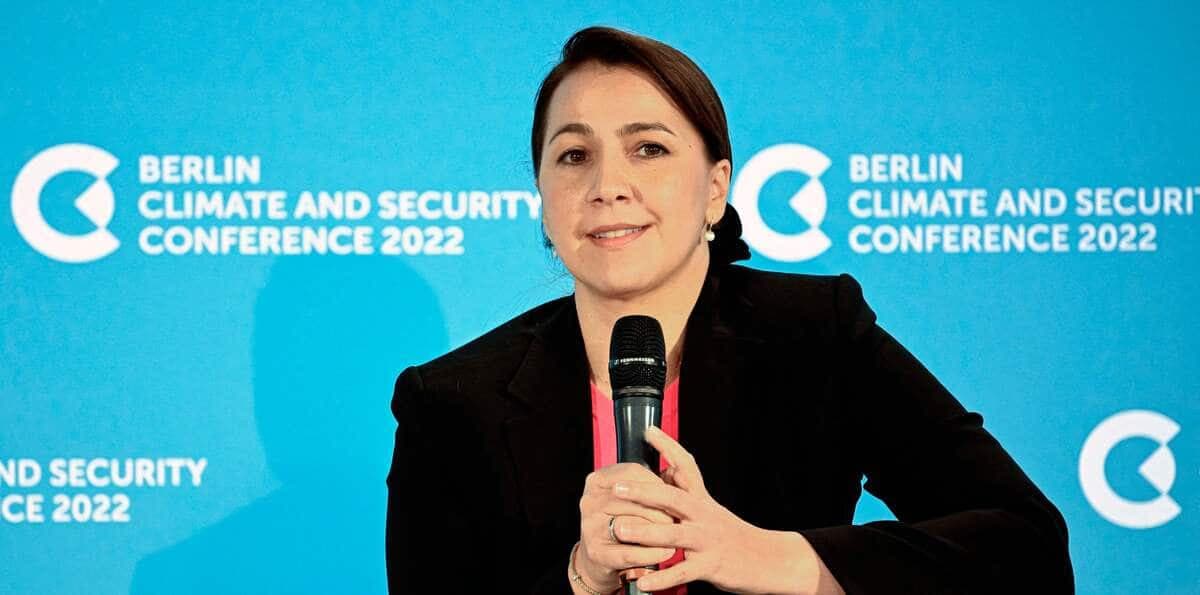 La ministre de l'Environnement et des Changements climatiques des Émirats arabes unis, Myriam Almheiri