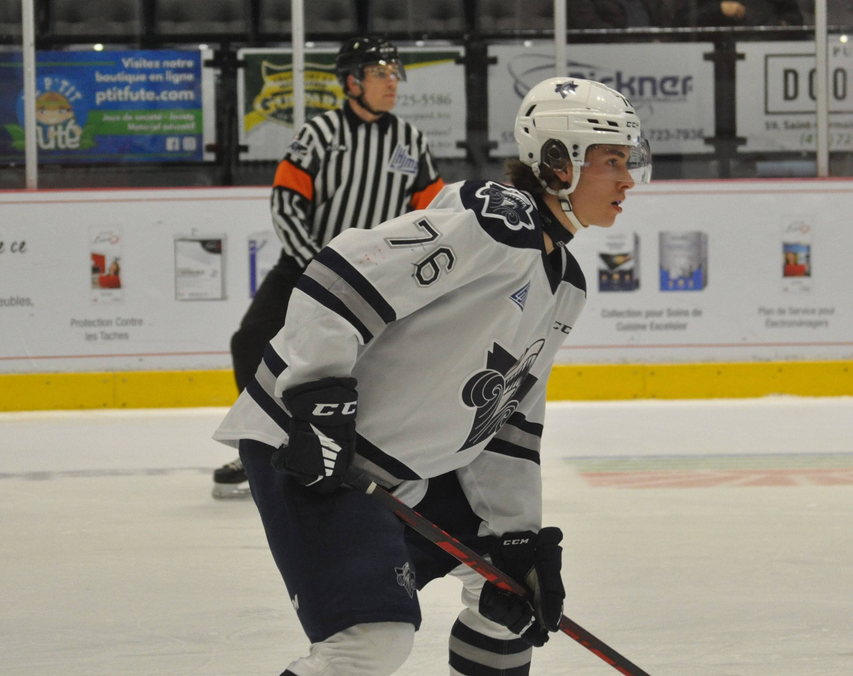Le défenseur Frédéric Brunet a appuyé l’attaque avec régularité, en plus de marquer le deuxième but de l’Océanic mercredi.