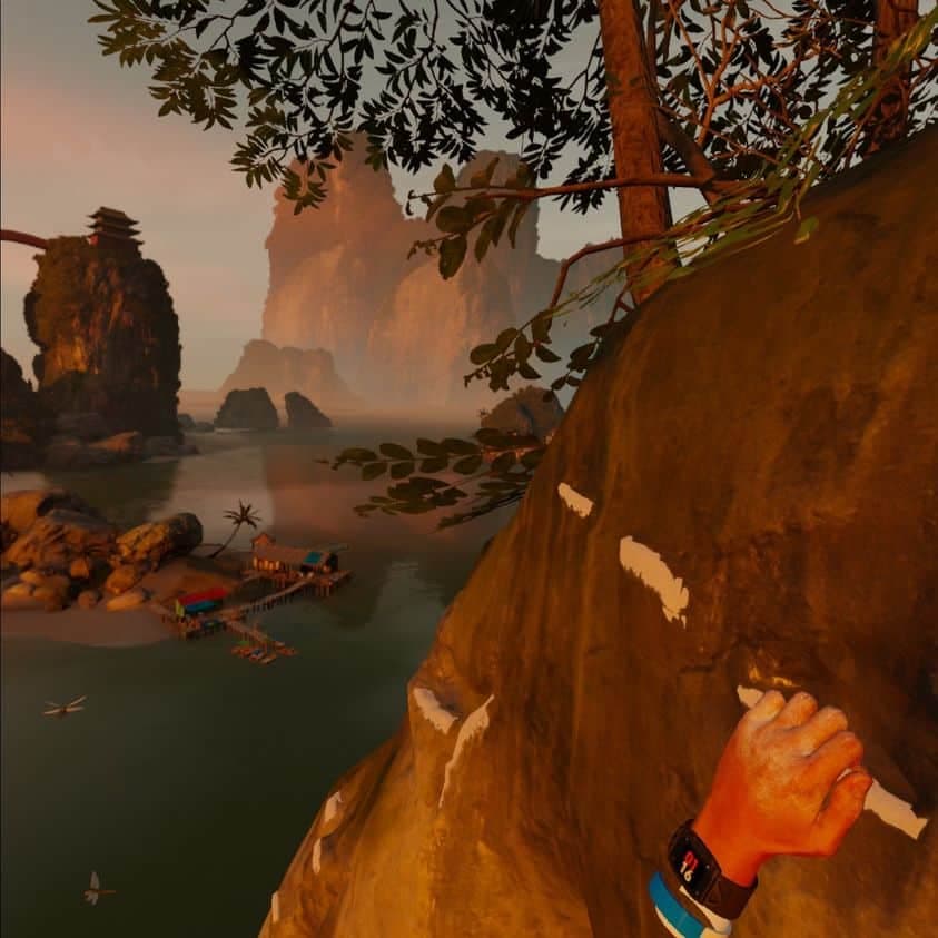 Le jeu d’escalade The Climb