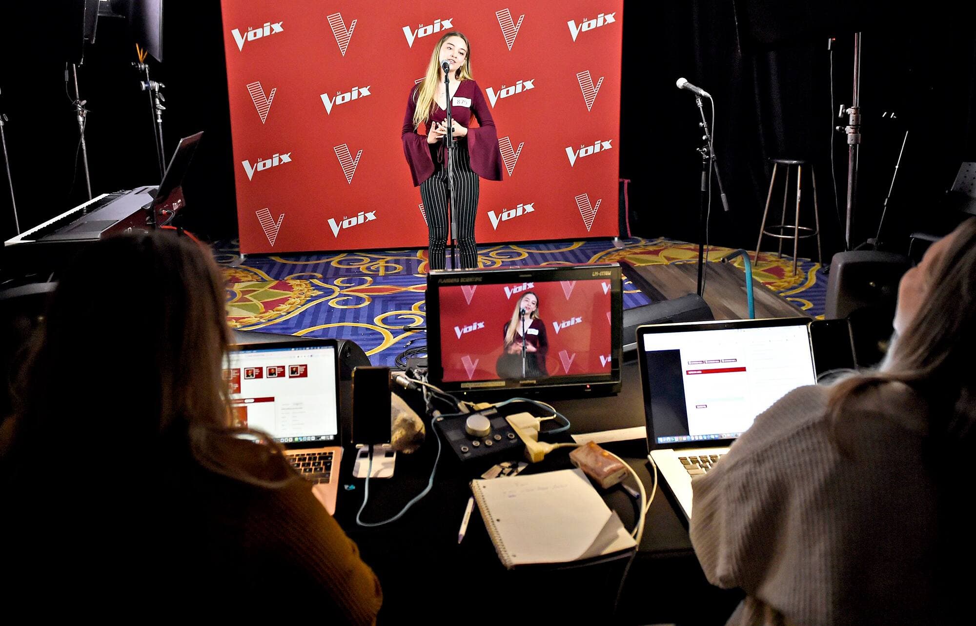 La jeune Audrey Anne Villeneuve a tenté de charmer les juges, ce jeudi, à Québec.