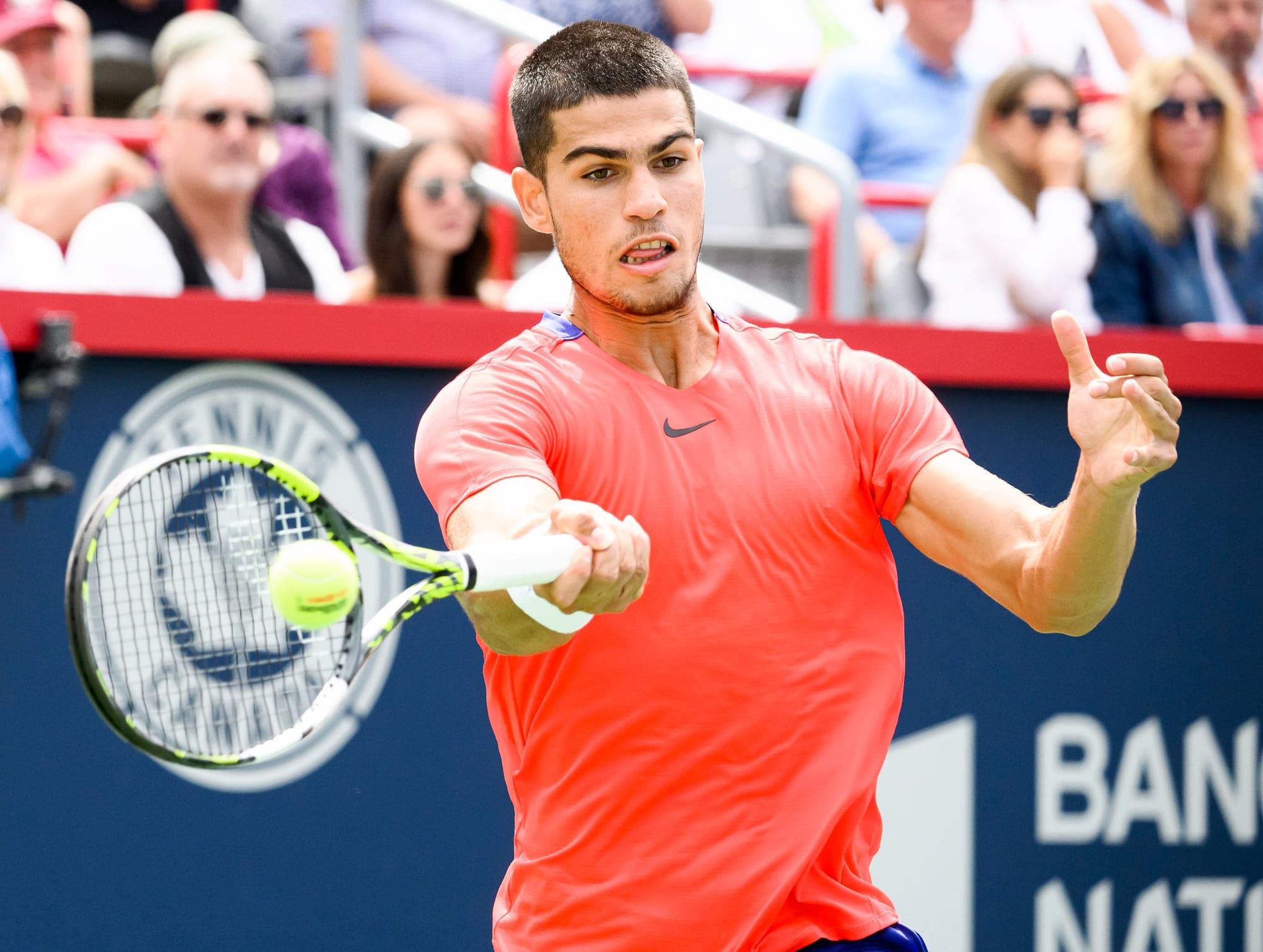 Jeune prodige de la scène du tennis, Carlos Alcaraz n’a pas fait long feu à l’Omnium Banque Nationale, s’inclinant devant Tommy Paul, ce mercredi.