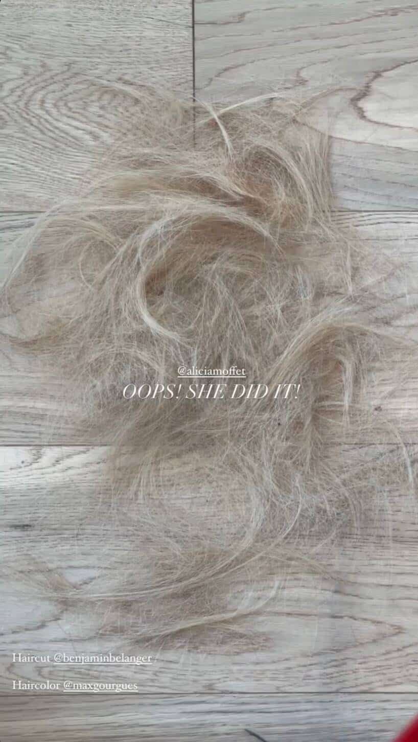 Capture d'écran Instagram