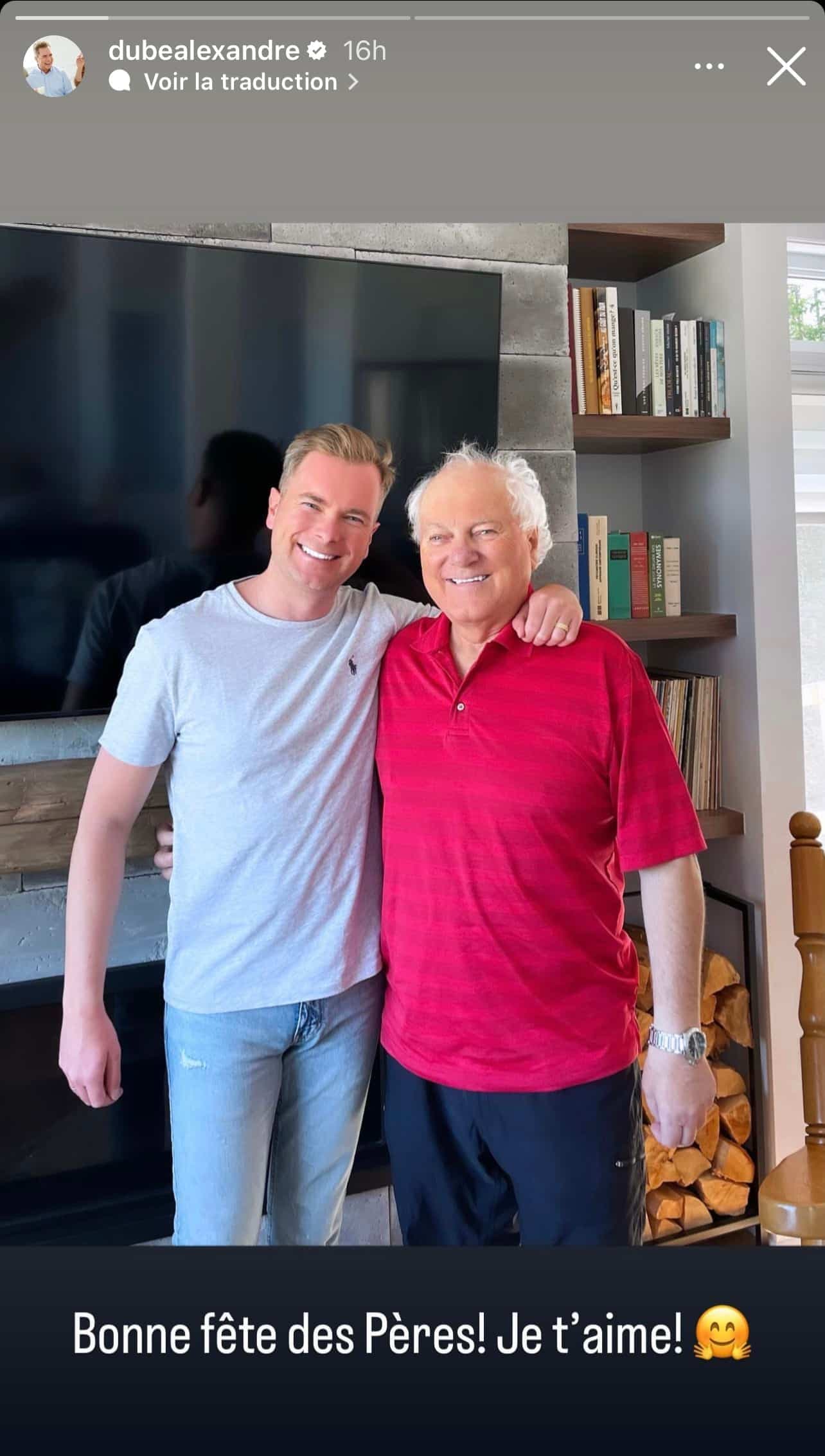 Instagram Alexandre Dubé