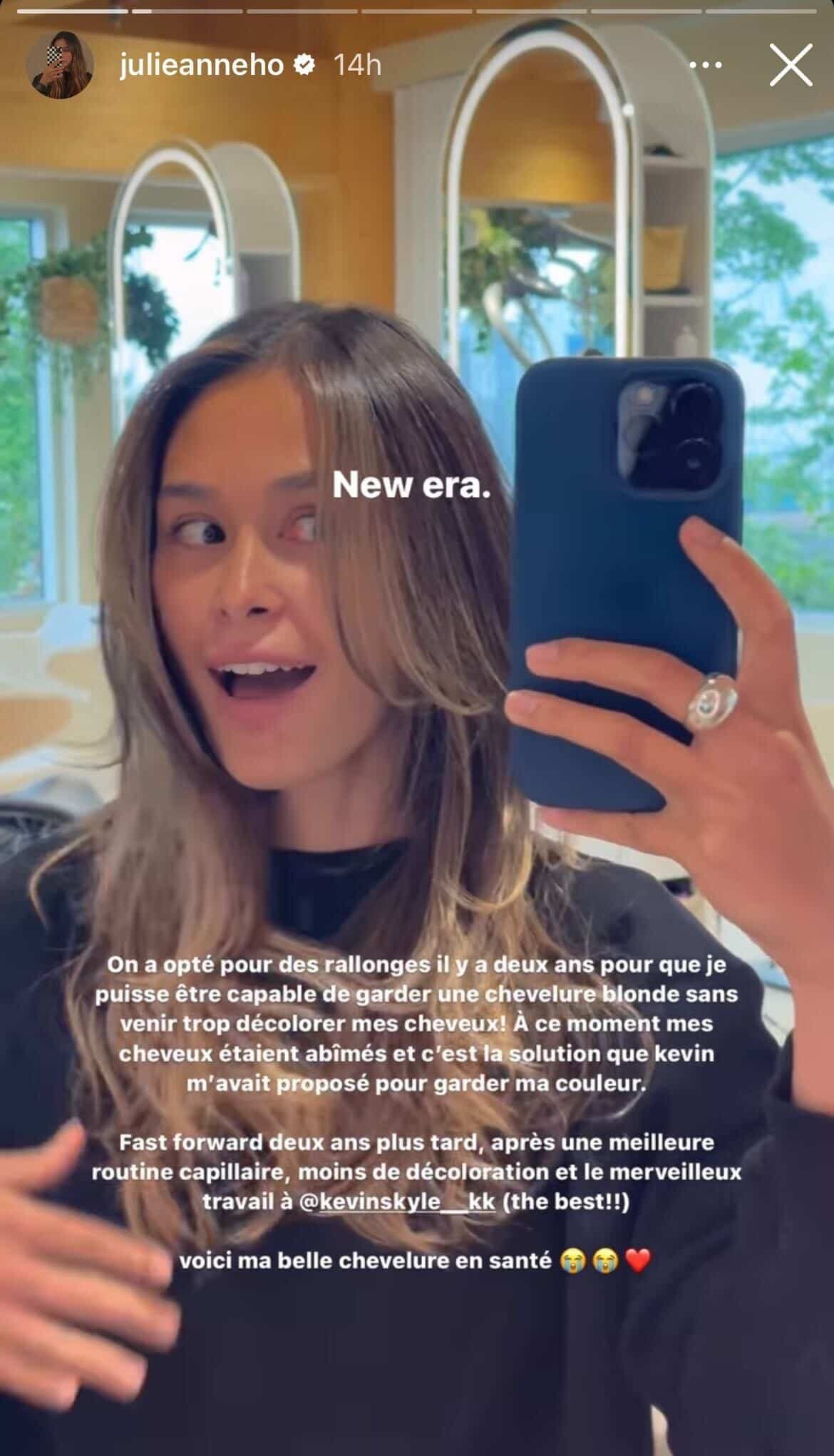 STORY INSTAGRAM / JULIE-ANNE HO