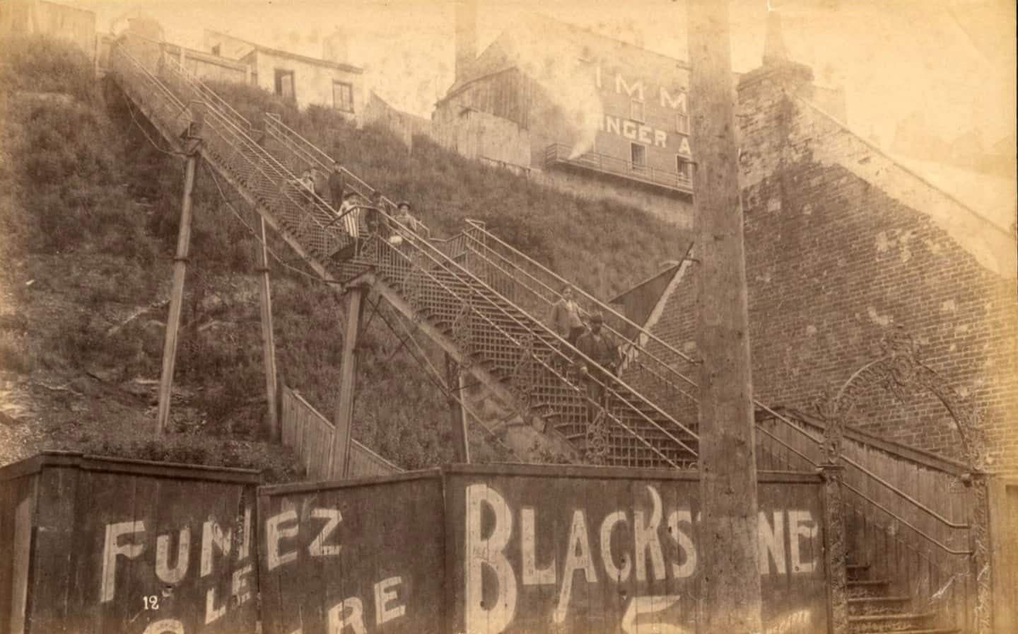L'escalier Lépine, rue Saint-Vallier Est.