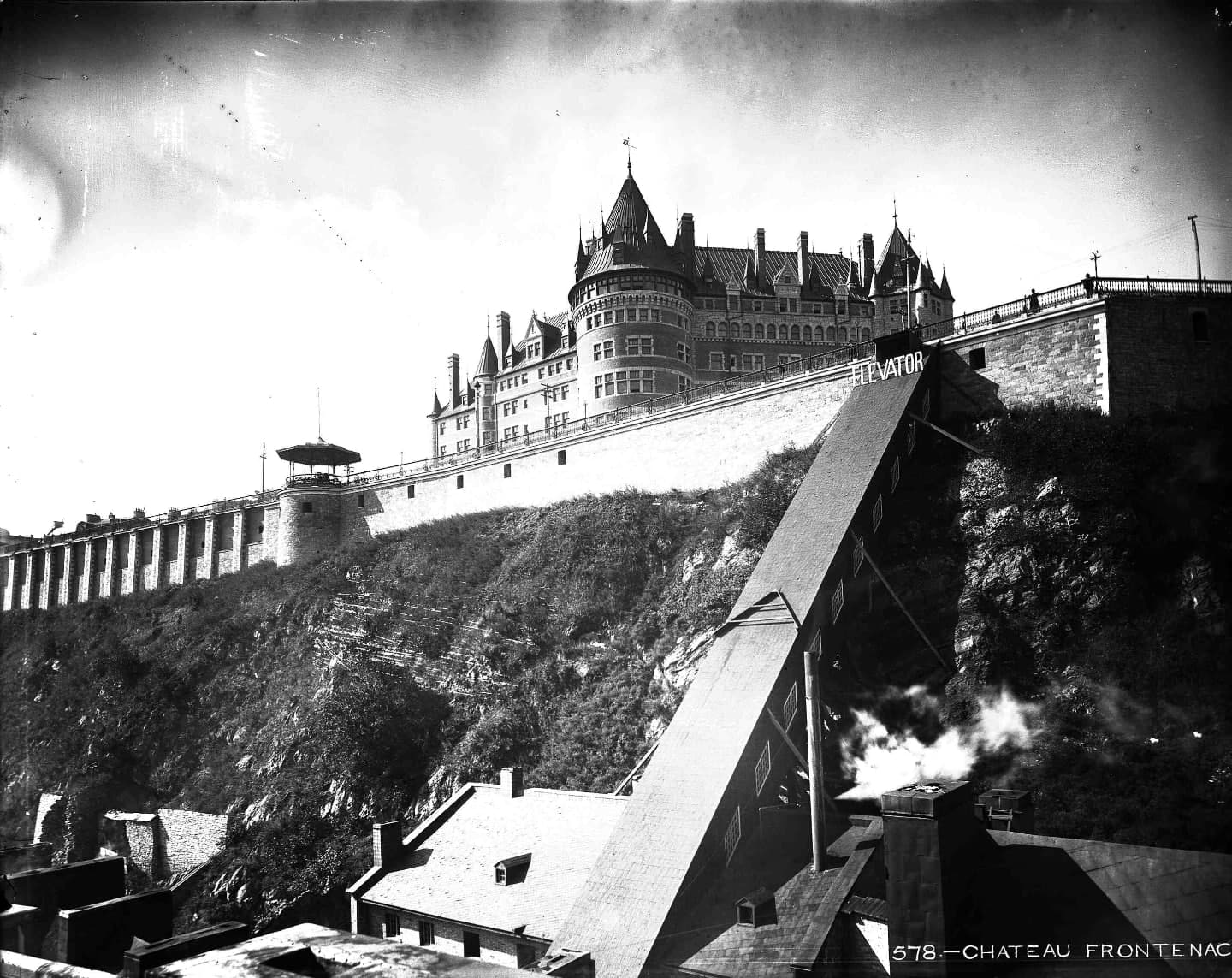 Le funiculaire vers 1900.