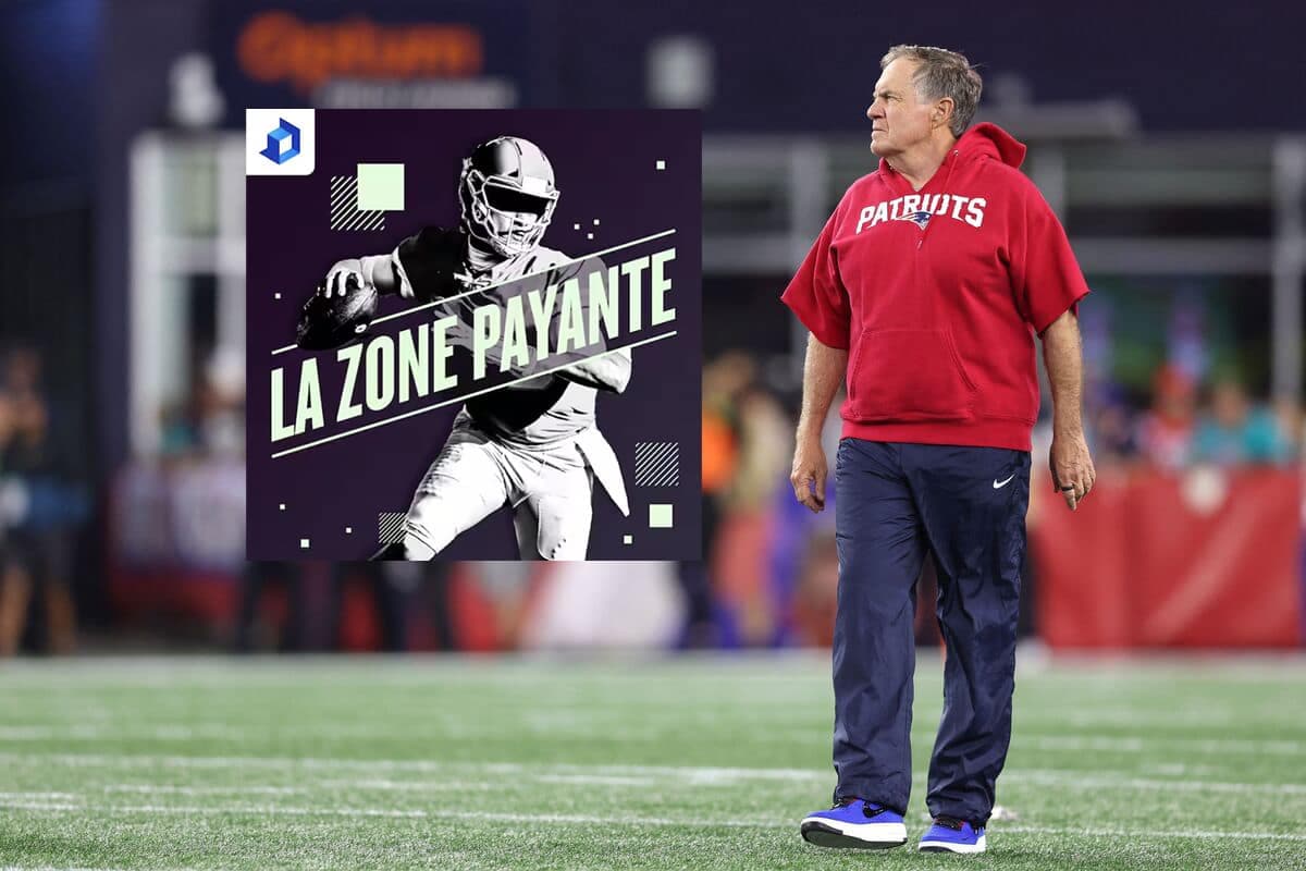 L'entraîneur-chef des Patriots de la Nouvelle-Angleterre, Bill Belichick
