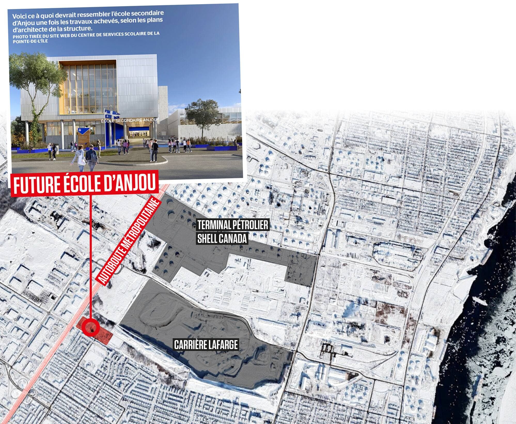 Photo tirée de Google Earth