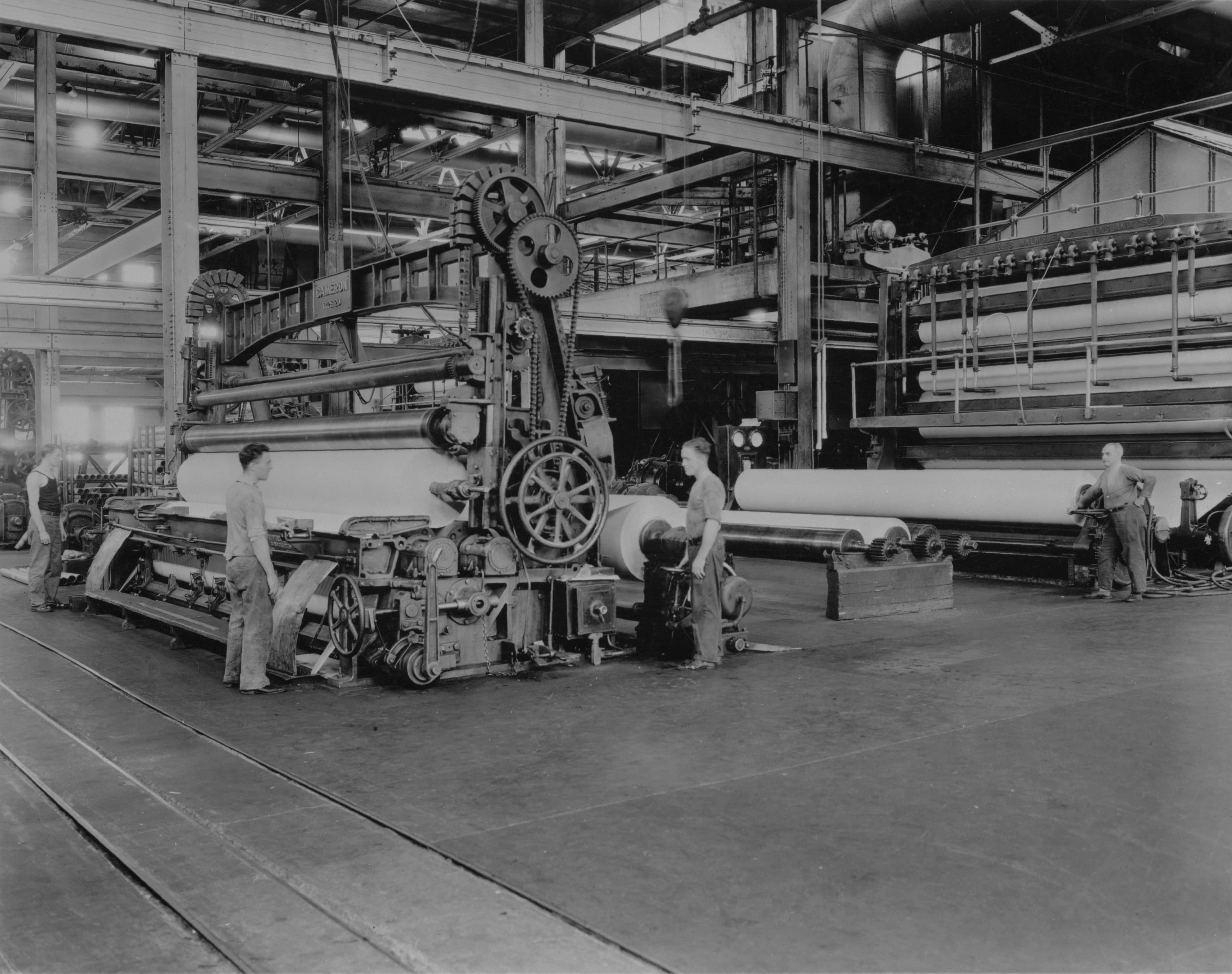 Canadian Pulp and Paper Mills Limited, 1933. Archives nationales à Québec (P873, D33-001). Photographe non identifié.