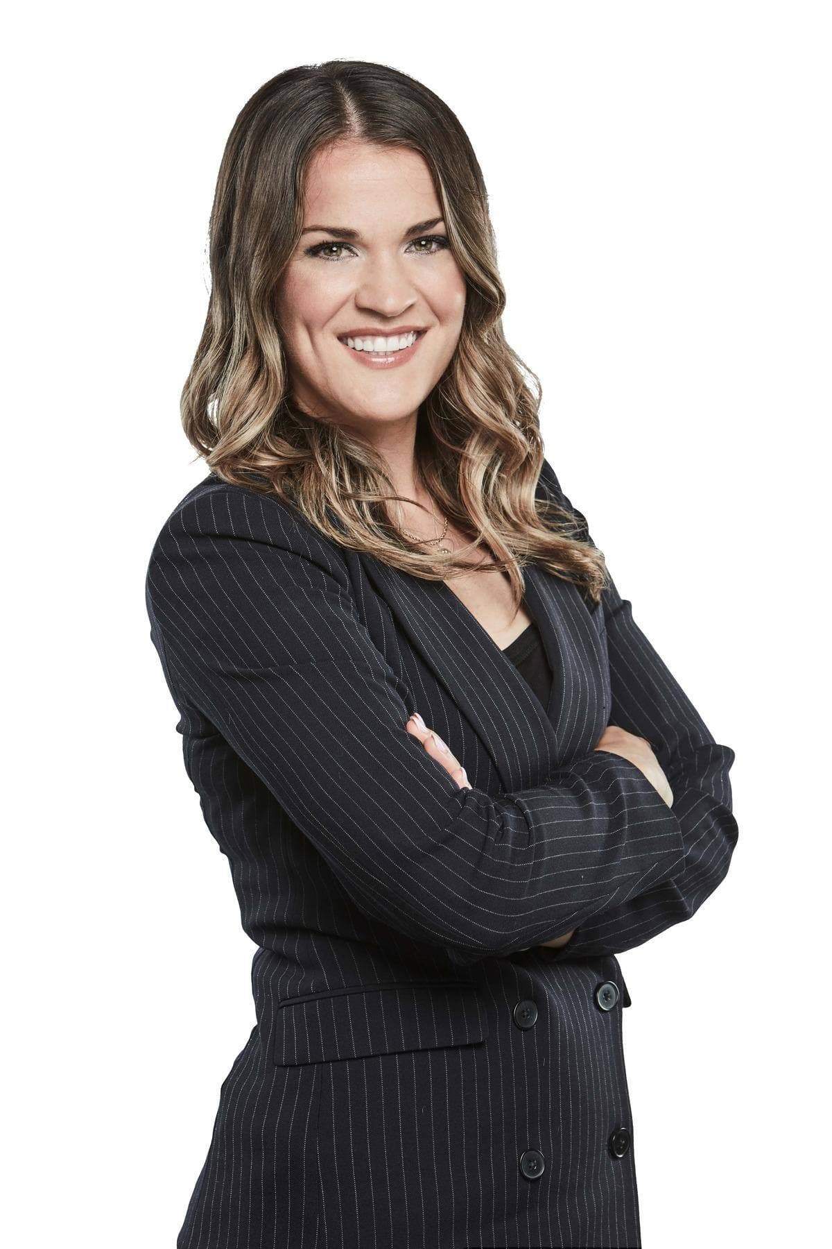 L'animatrice de TVA Sports, Justine St-Martin