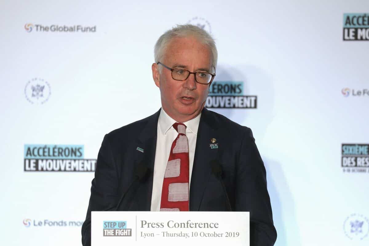 Peter Sands, directeur général du Fonds mondial