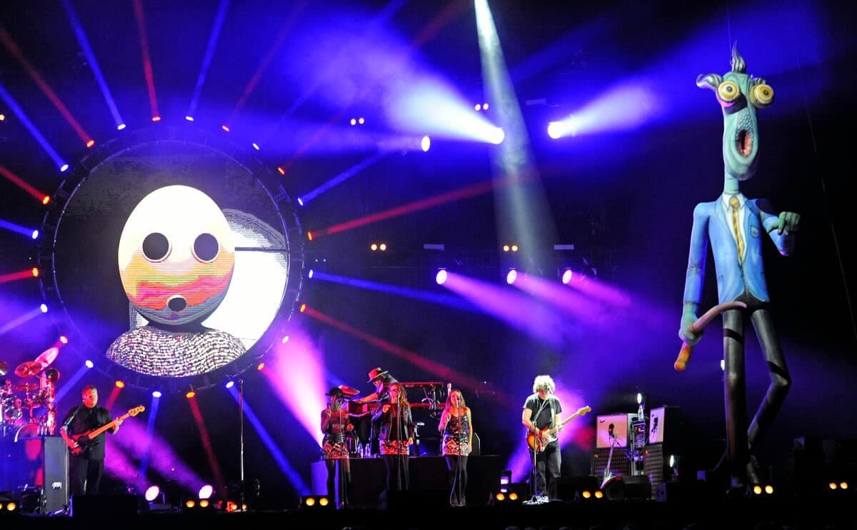 The Australian Pink Floyd lors d'une visite au Centre Vidéotron, en 2019.