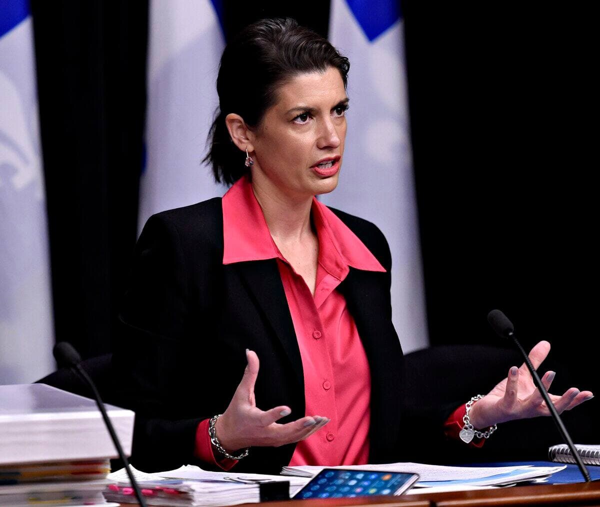 La ministre des Transports, Geneviève Guilbault, arrivera-t-elle à sauver la mise pour la CAQ malgré l’abandon du 3e lien autoroutier?