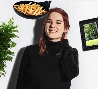 Photo Lydia Mailloux, éditée par l'outil IA de Canva