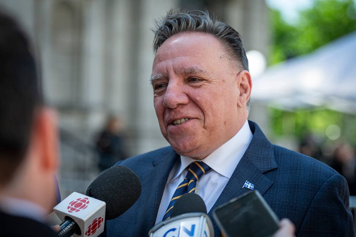 Le premier ministre François Legault.