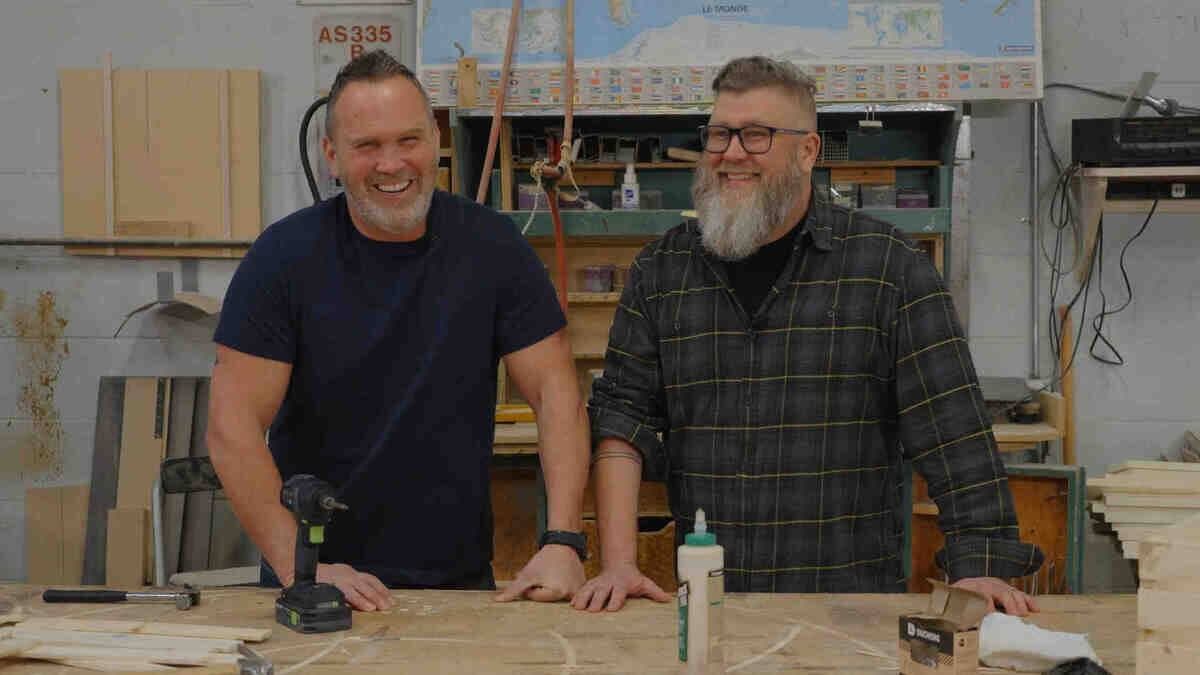 Dave Morissette animera la nouveauté «Les bricoleurs du dimanche: la compétition» cet automne à CASA. Patrick Laperrière en sera le juge expert.