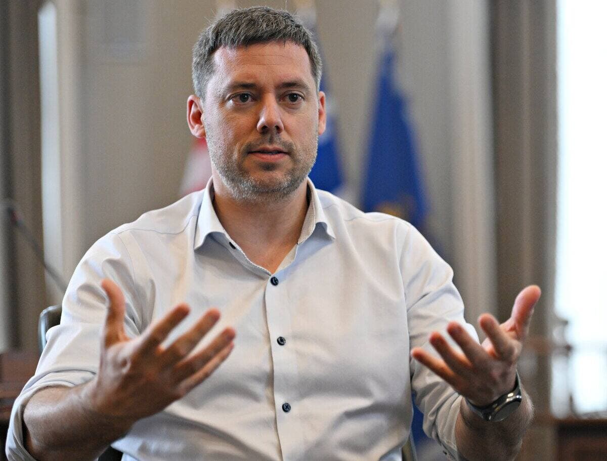 Pierre-Luc Lachance, vice-président du comité exécutif de Ville de Québec, le jeudi 29 mai 2025.