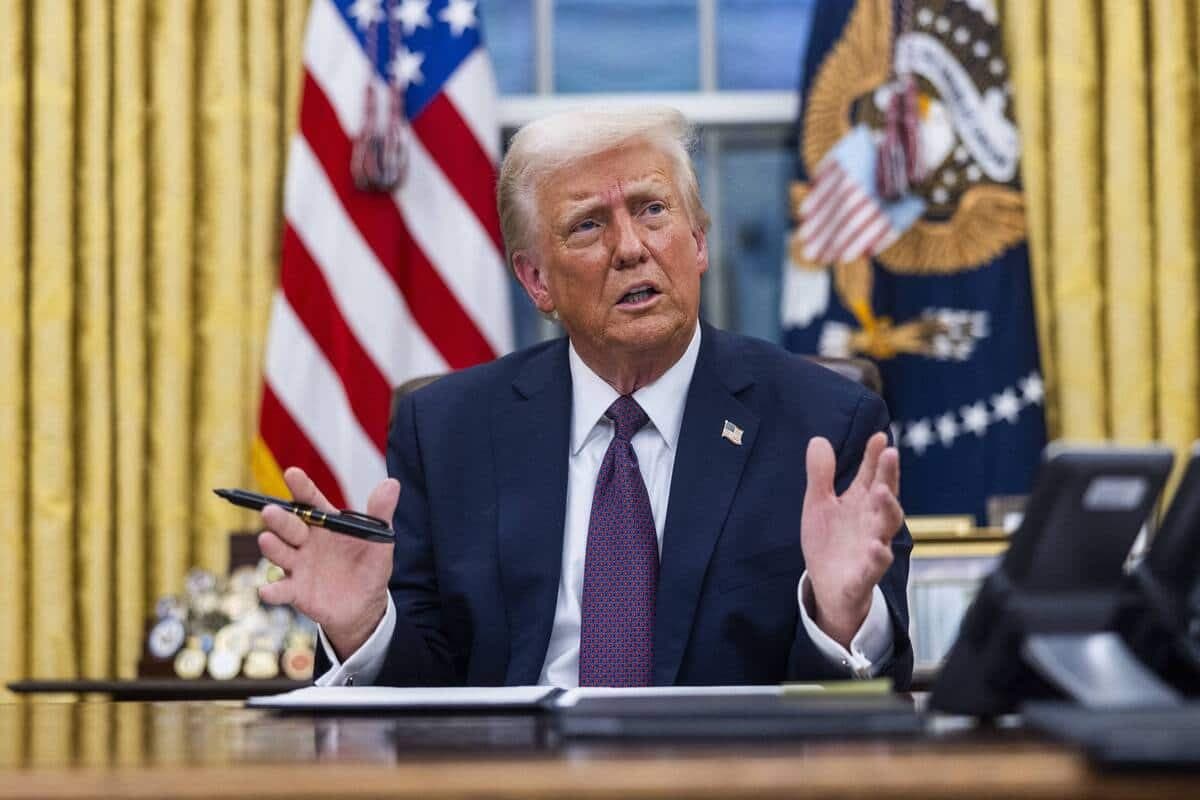 Le président des États-Unis, Donald Trump