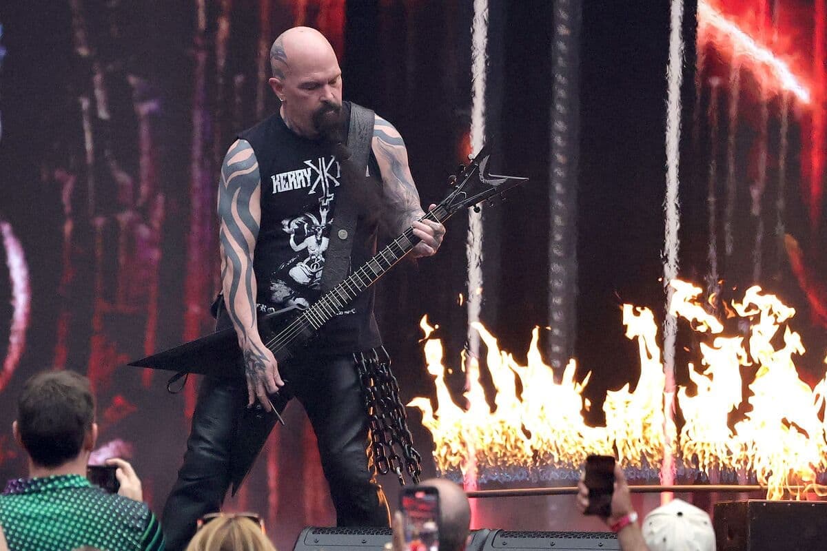 Kerry King, de Slayer, en avril 2025 à Las Vegas.