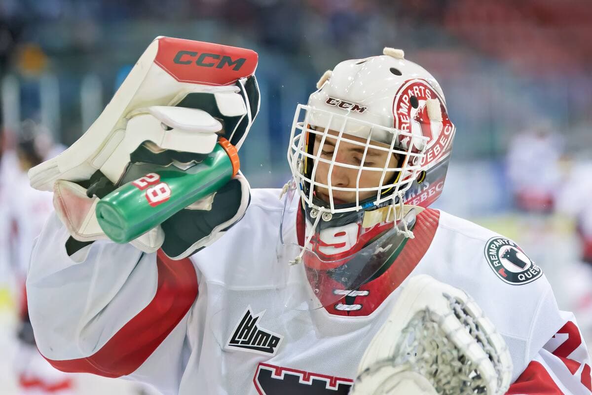 Quentin Miller dans l'uniforme des Remparts
