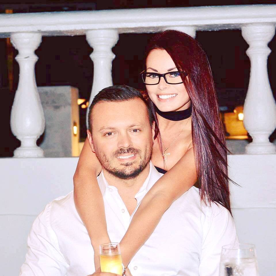 Dominic Lacroix et sa conjointe Sabrina Paradis.