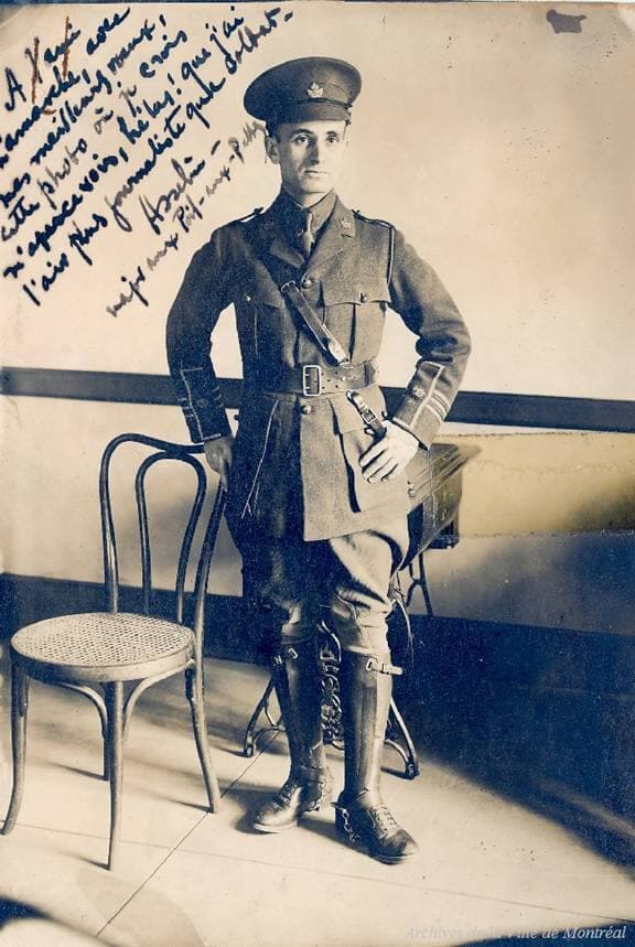 Major Olivar Asselin, 1915