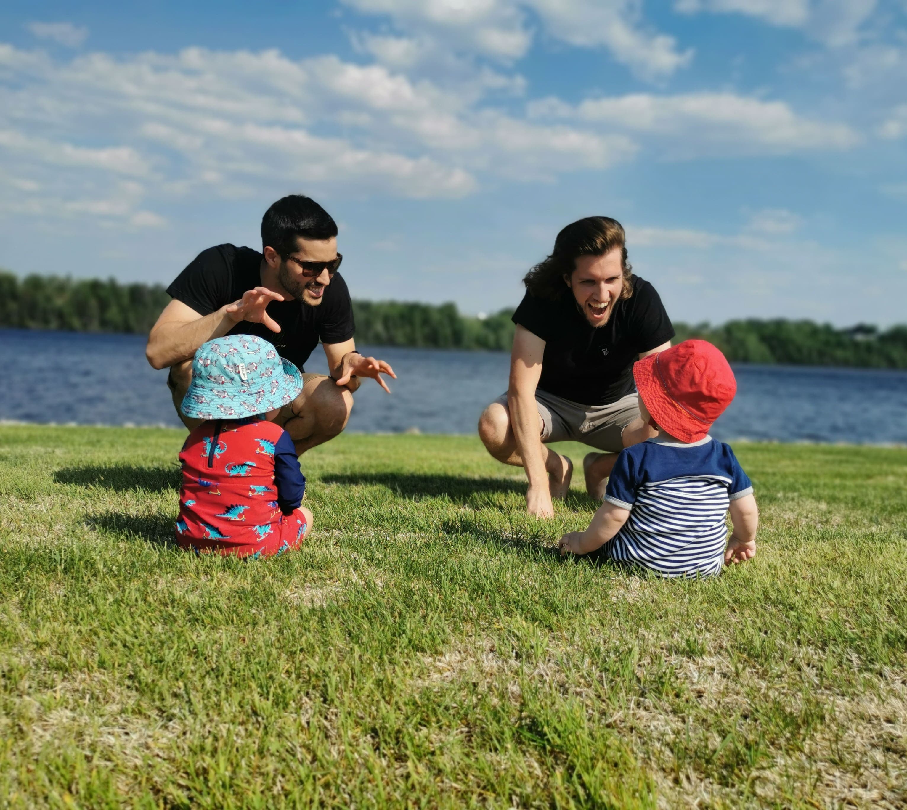 Maxime Pearson (à gauche sur la photo) et Samuel Tremblay, 
Cofondateurs de Nouveaux pères