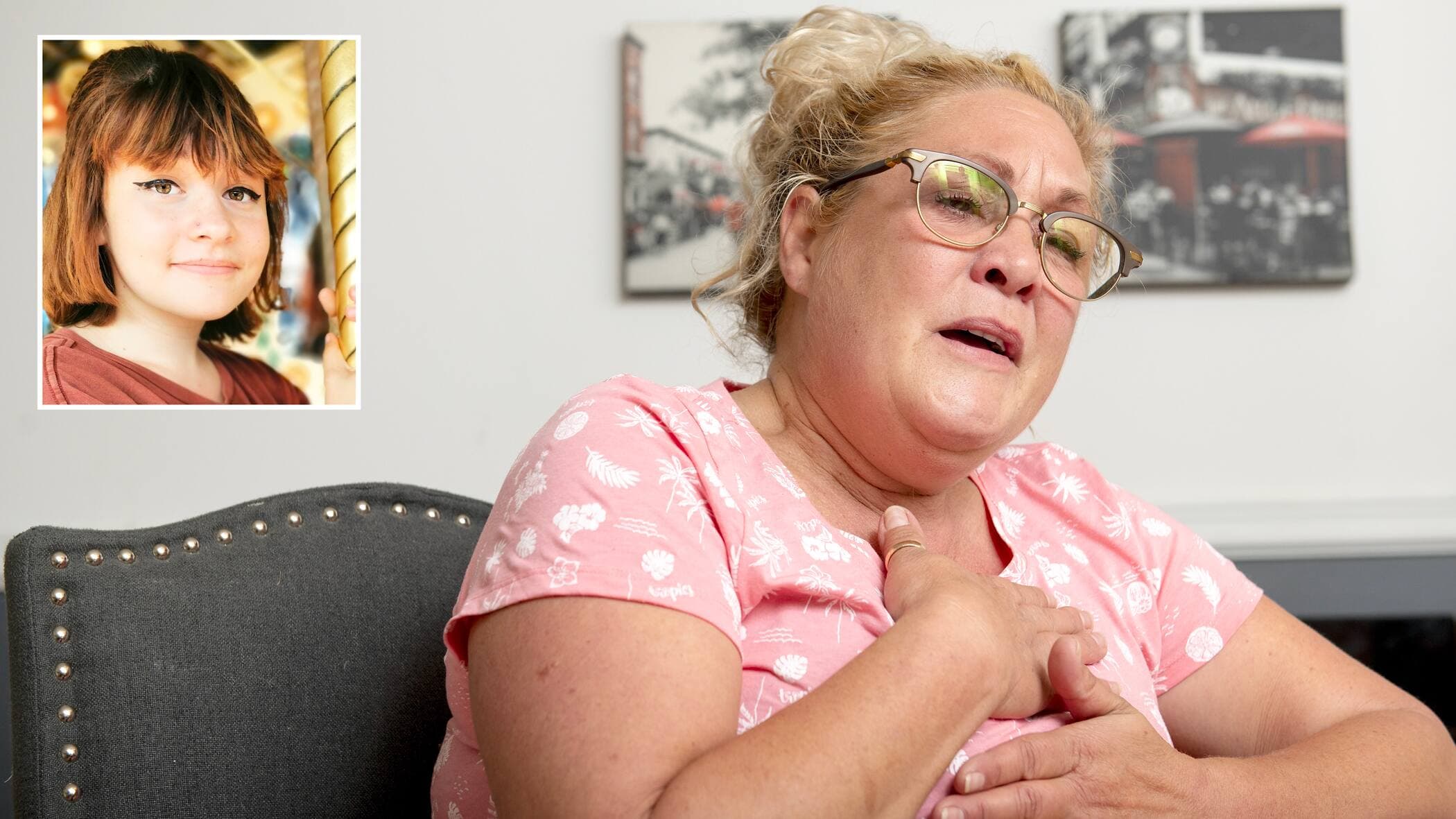 Deux semaines après le décès tragique de sa fille Kelly Ann, 14 ans (en mortaise), Carole Thibodeau est anéantie et réclame de l’aide psychologique pour les enfants.