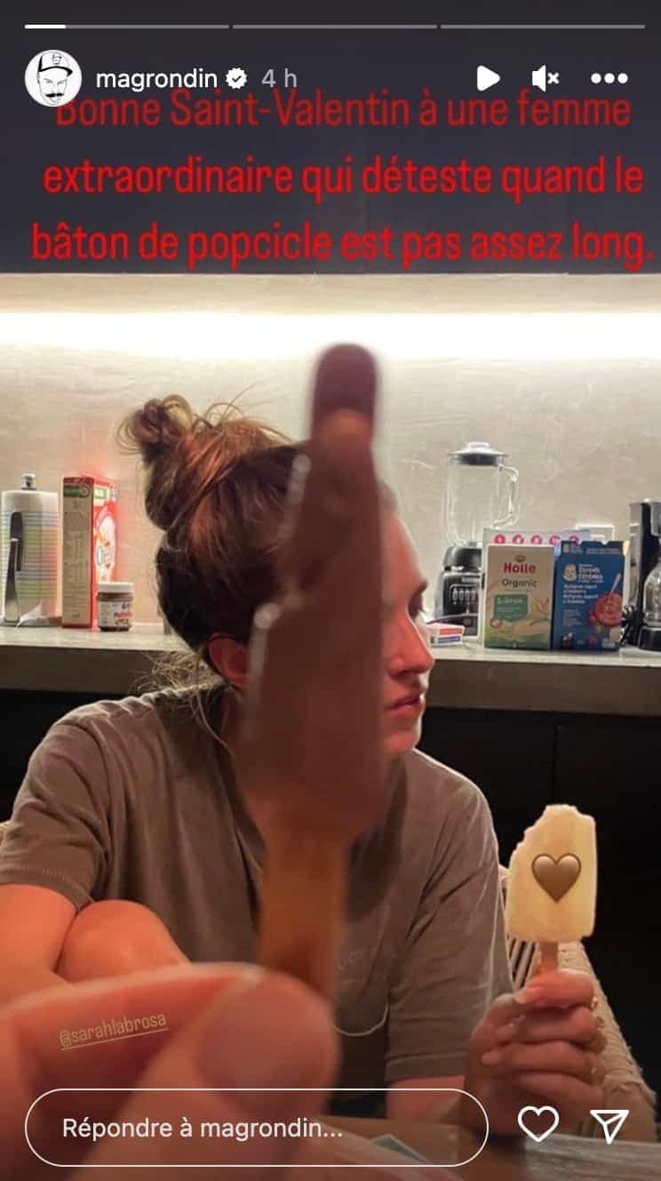 Capture d'écran Instagram