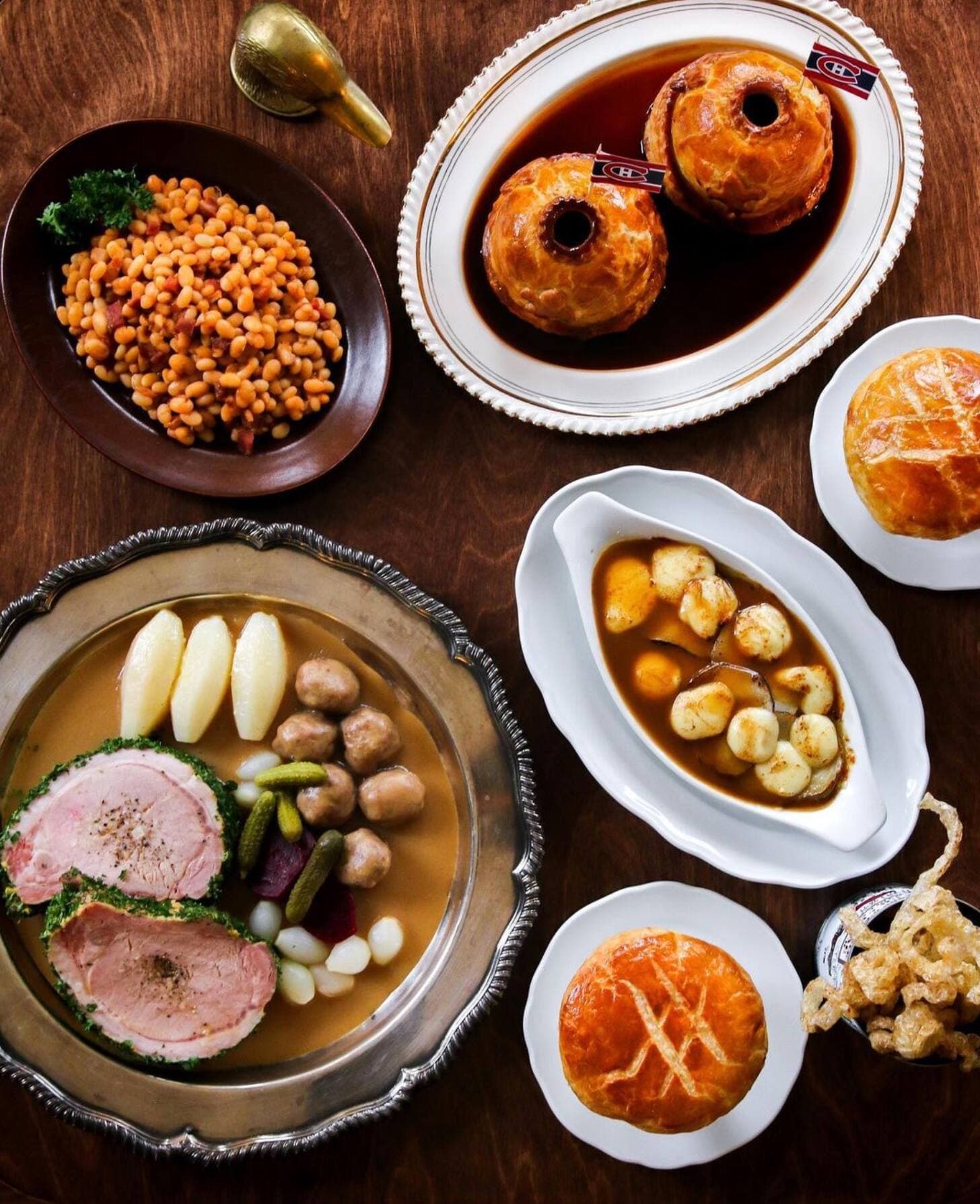 Une sélection de plats du chef Jean-Christophe Poirier, offerts sur le menu du St. Lawrence, à Vancouver.