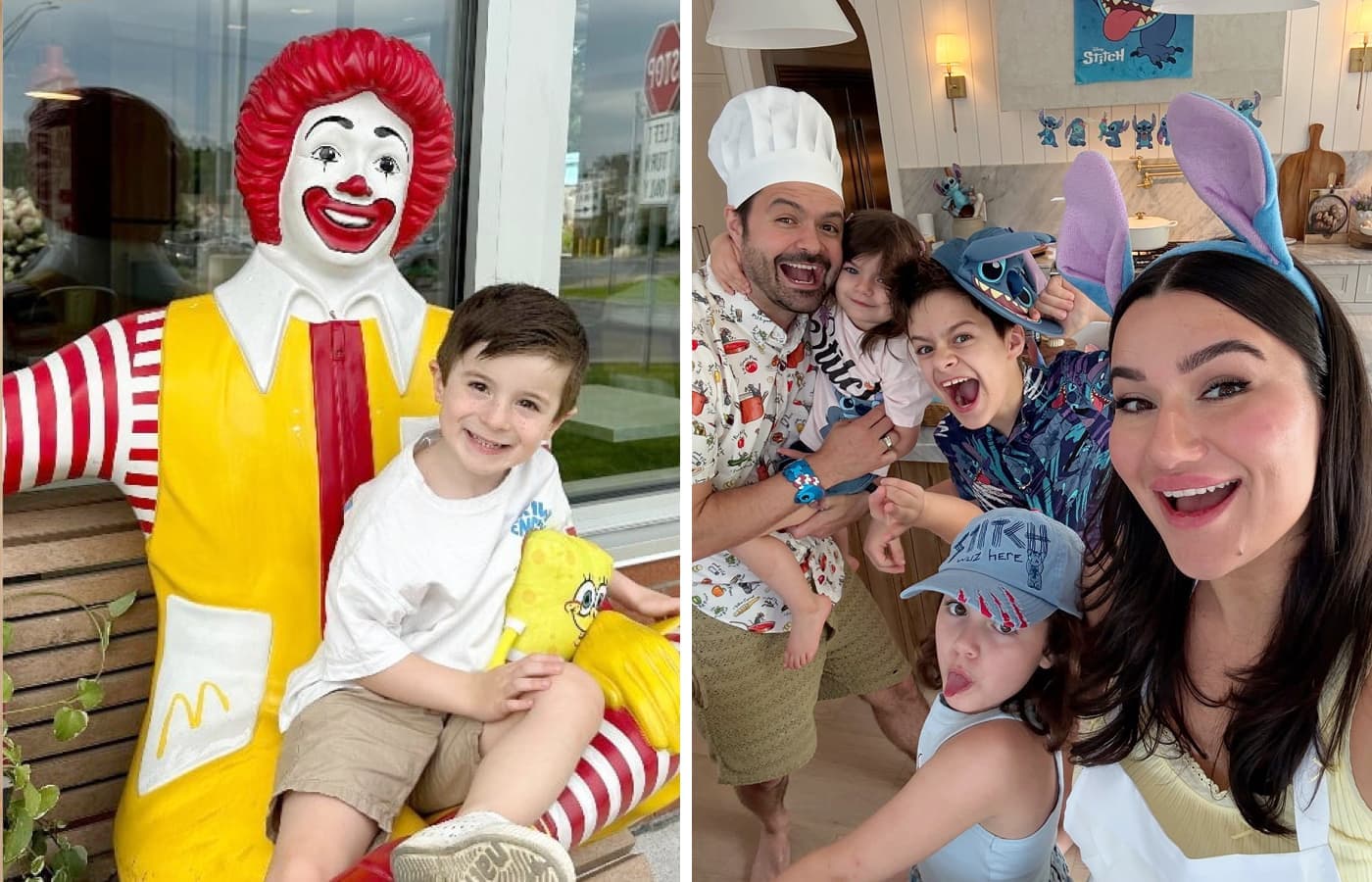 Arthur pose avec Ronald McDonald, tandis que la famille Ventura transforme sa cuisine en plateau de tournage Disney: deux modèles d’enfants influenceurs qui soulèvent les mêmes questions légales.