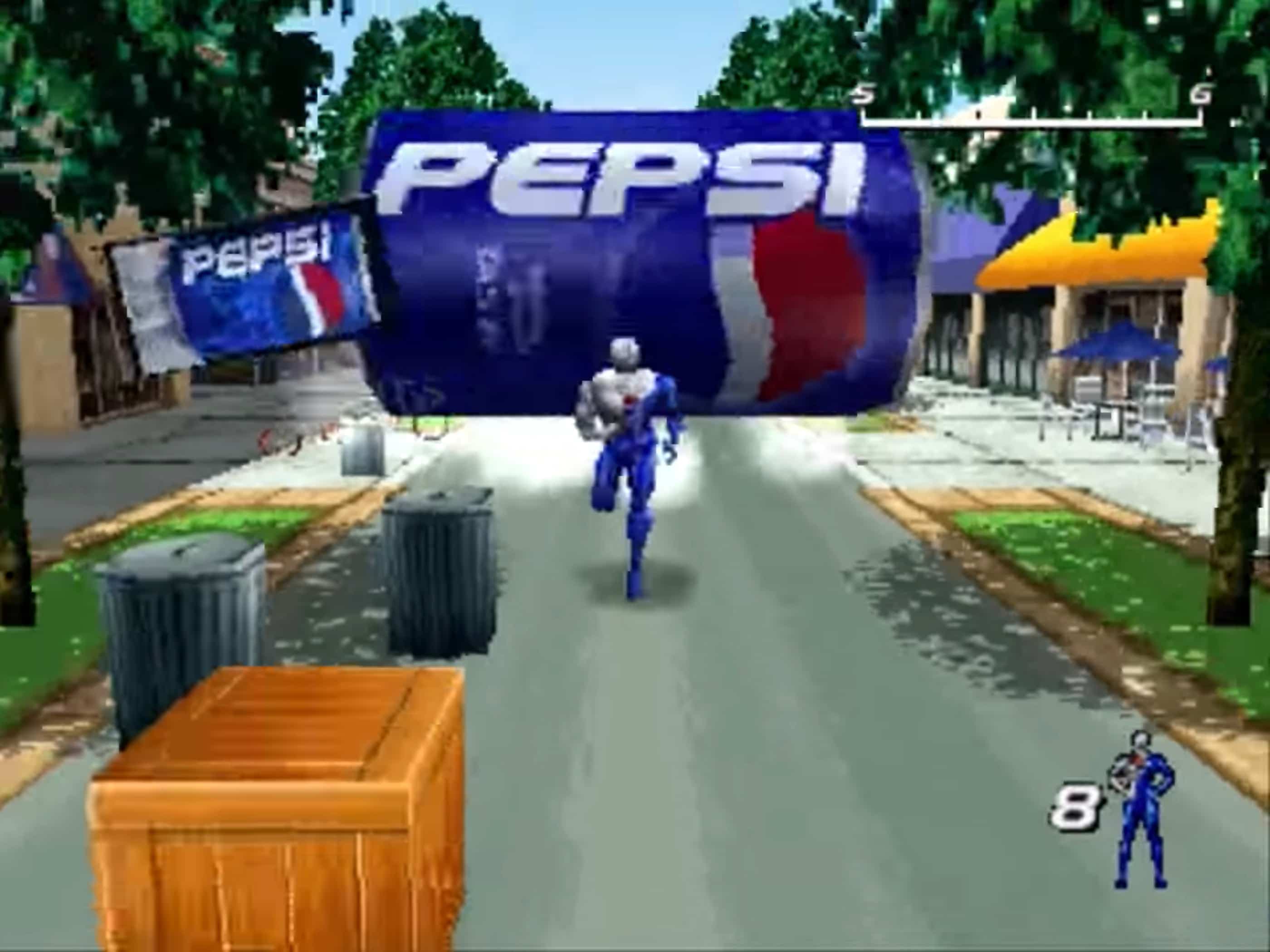 Pepsiman dans toute sa gloire